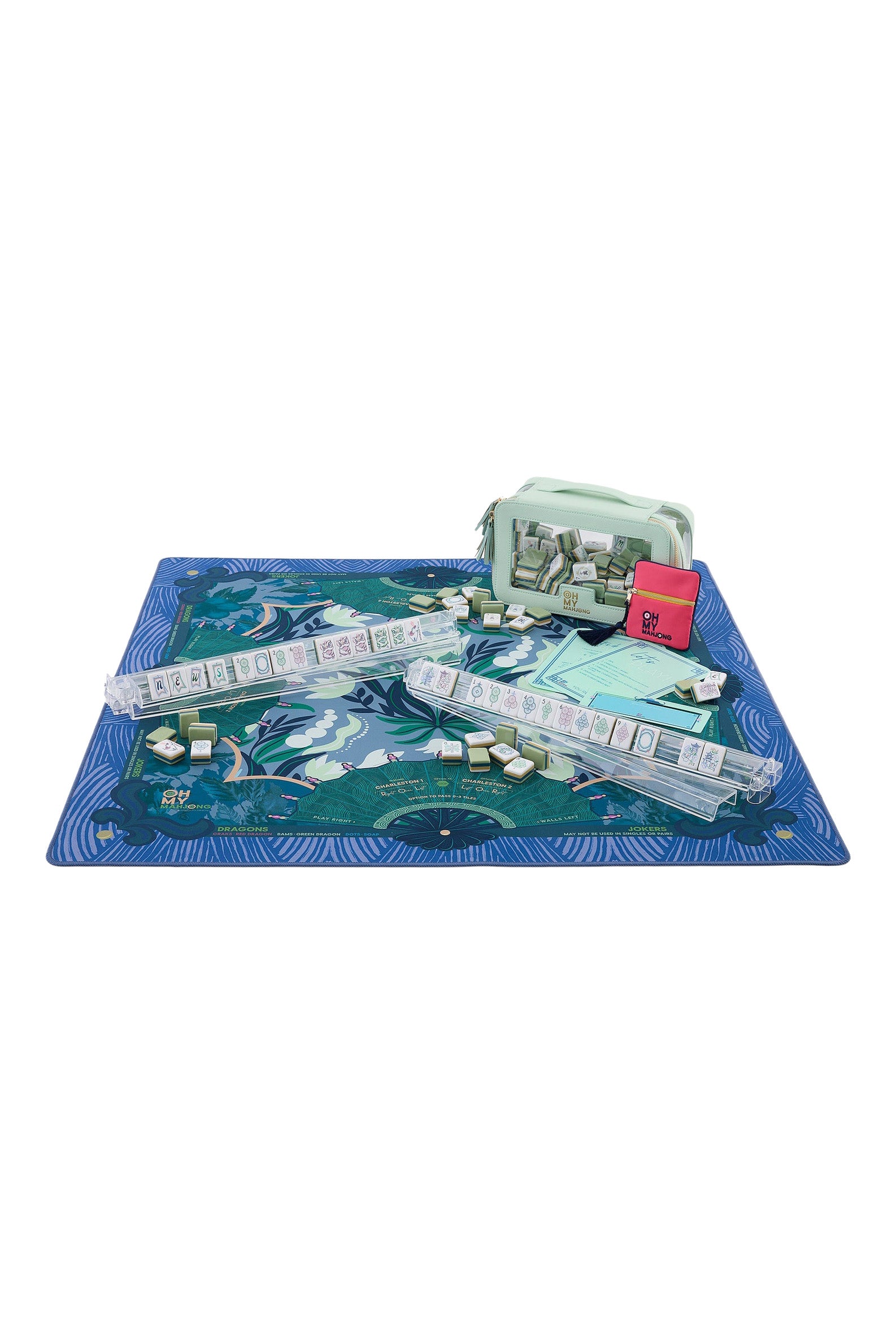 Oh My Mahjong Jade Mahjong Mat in Tube