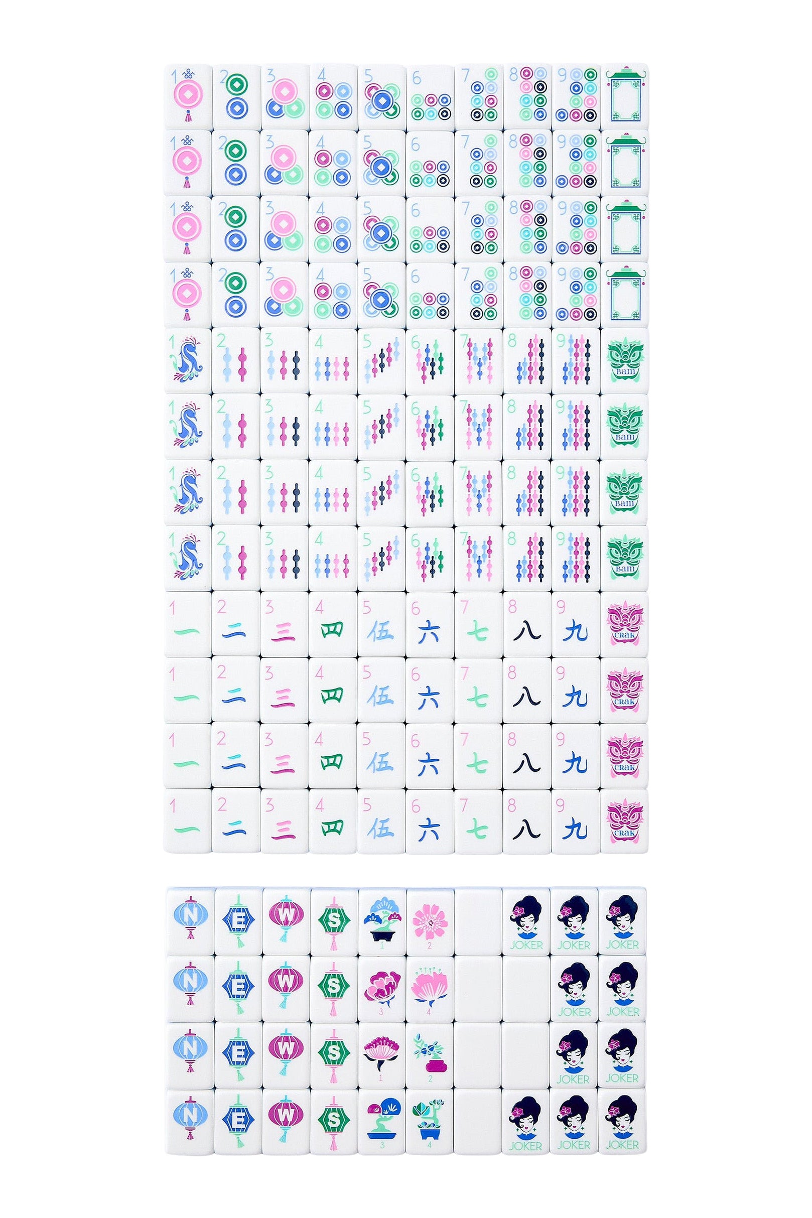Oh My Mahjong Lola Mahjong Tile Set