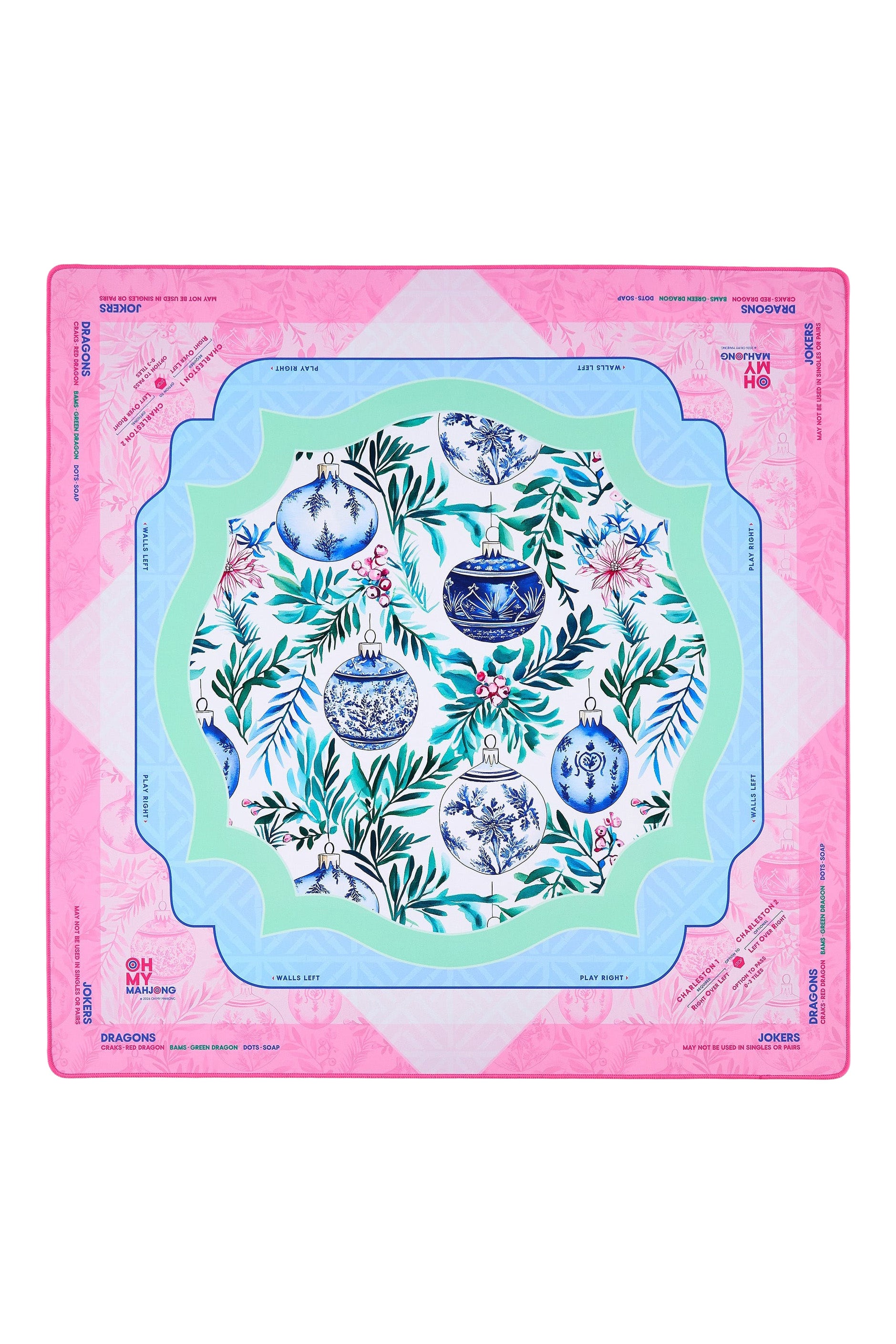 Oh My Mahjong Merriment Mahjong Mat In Tube