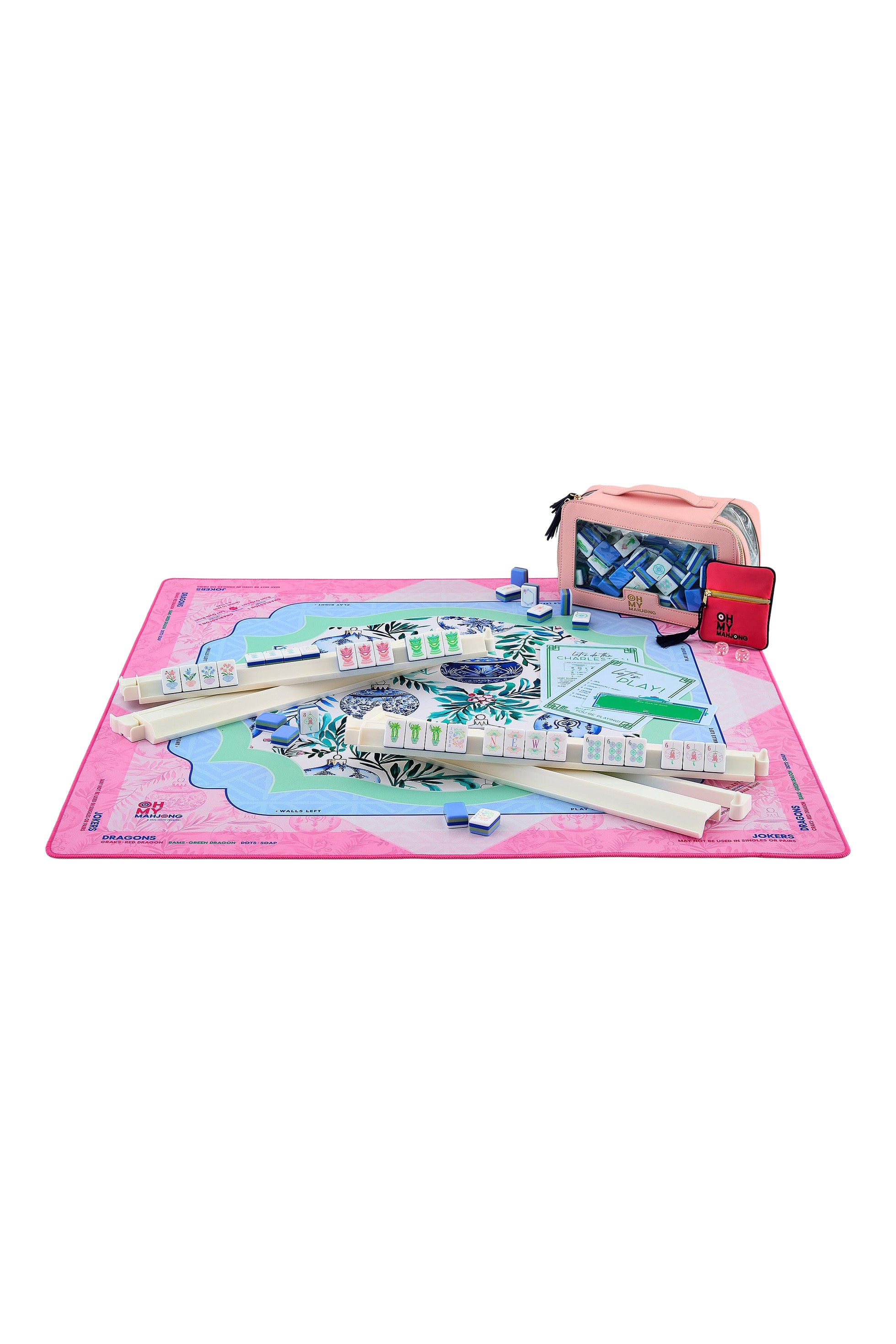 Oh My Mahjong Merriment Mahjong Mat In Tube