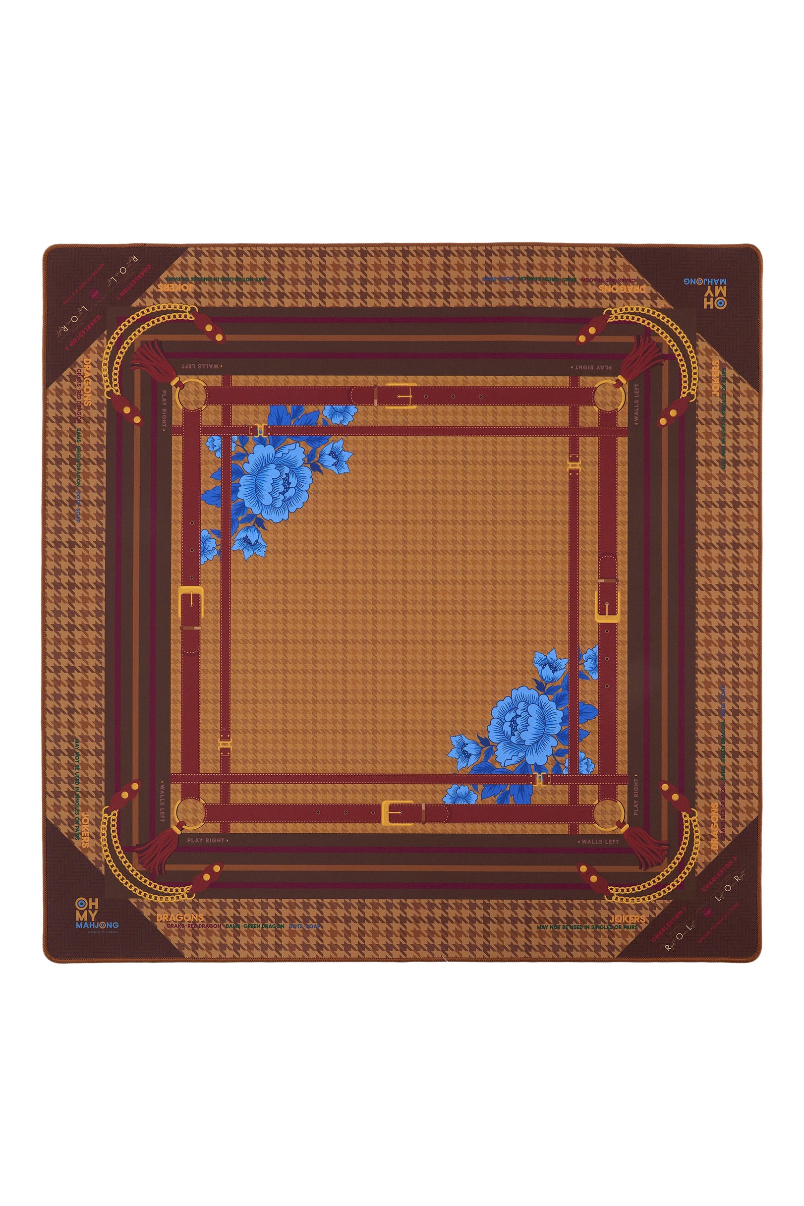 Oh My Mahjong Palomino Mahjong Mat in Tube