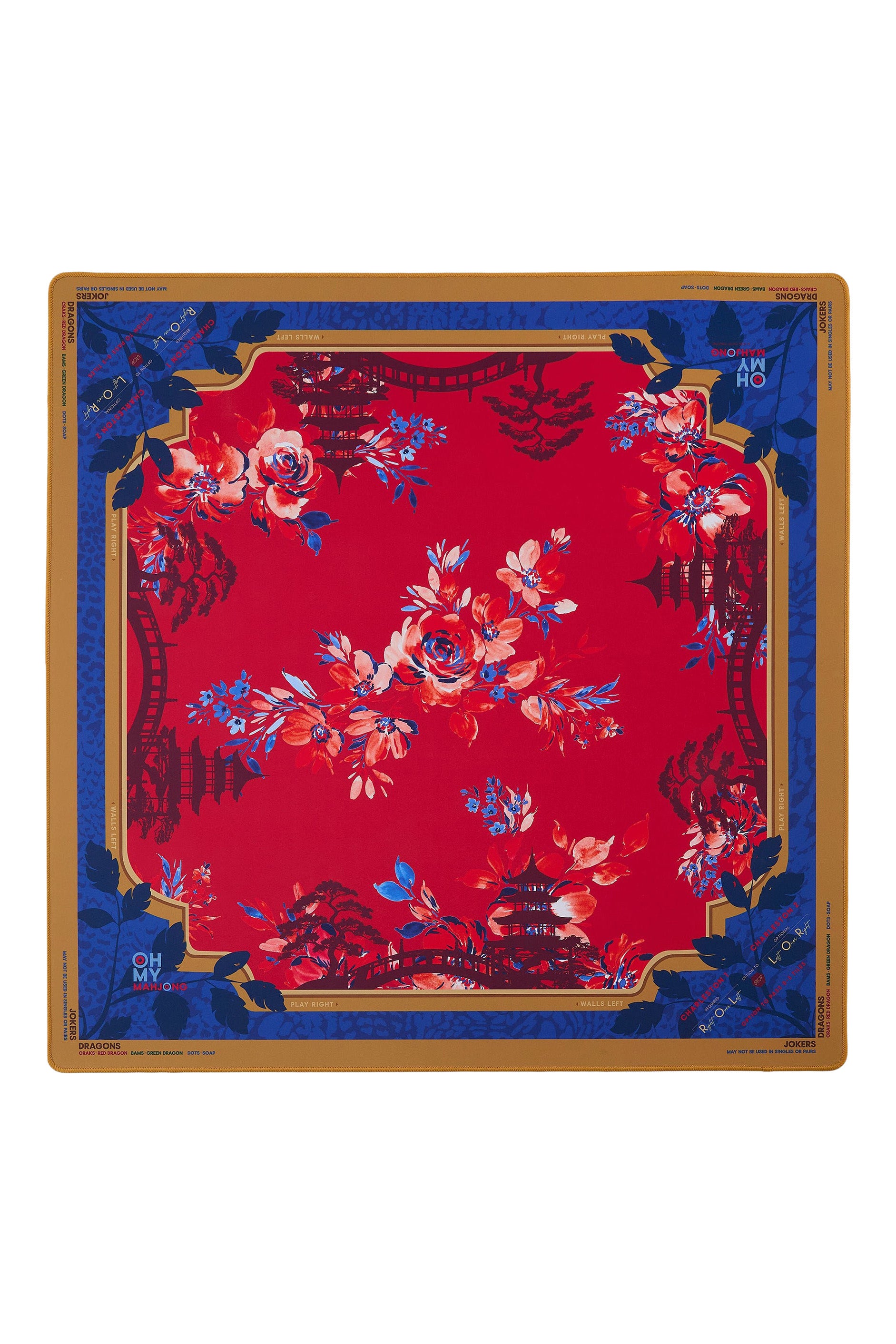 Oh My Mahjong Scarlett Mahjong Mat in Tube
