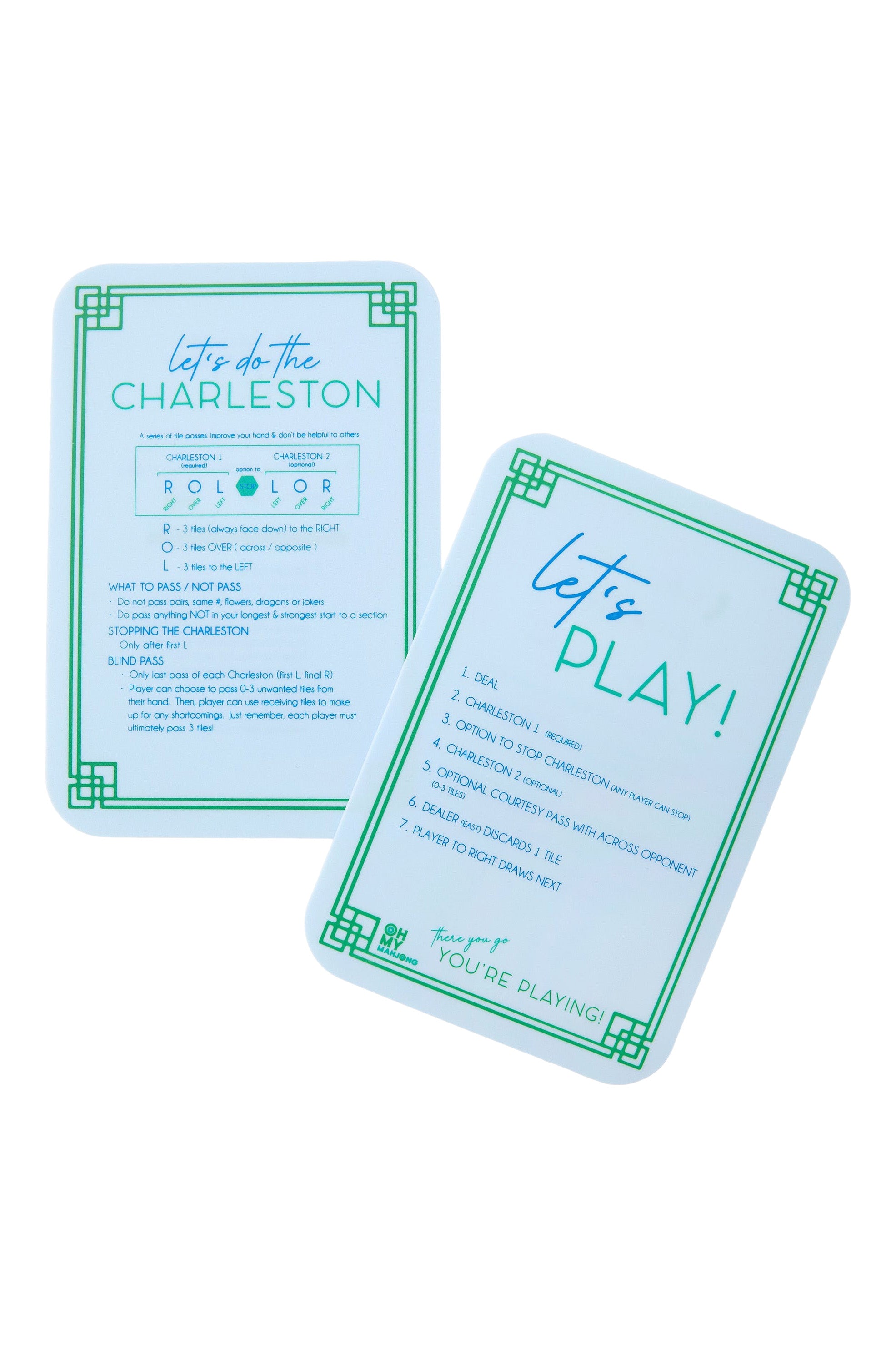 Oh My Mahjong Shuffler in Light Blue