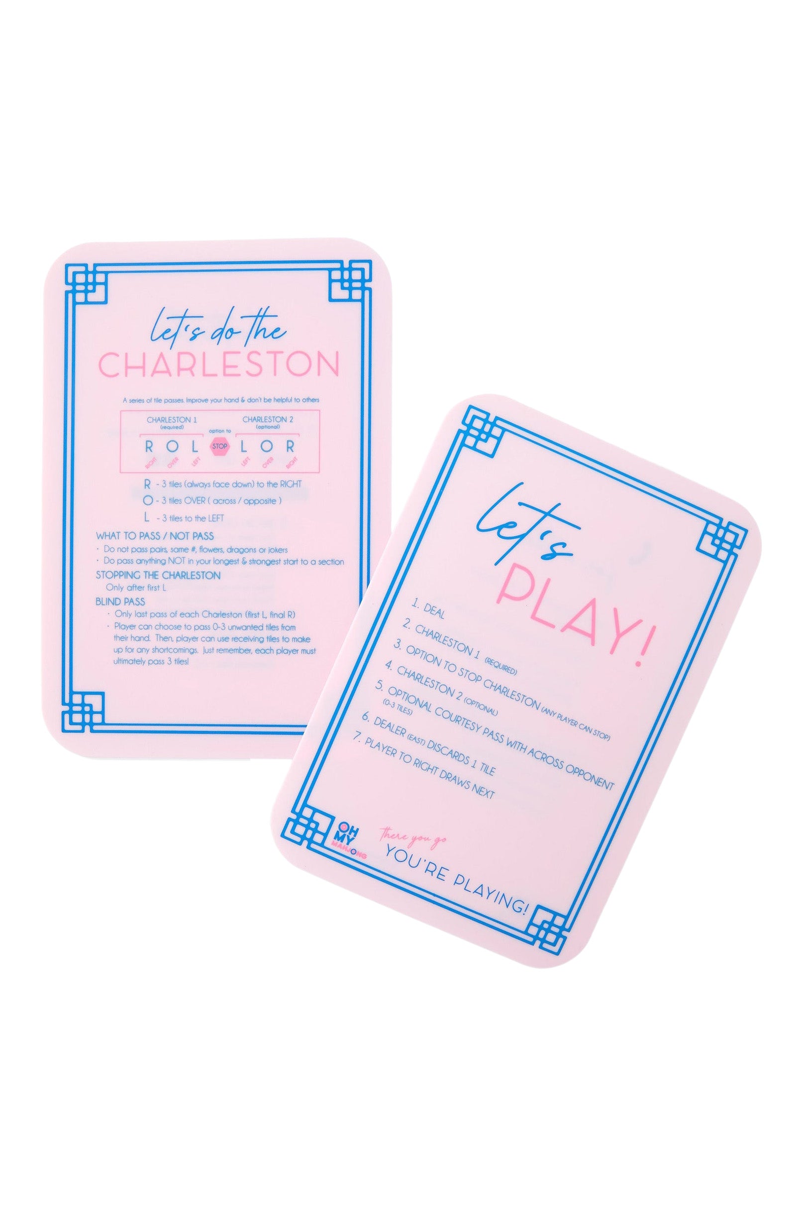 Oh My Mahjong Shuffler in Light Pink