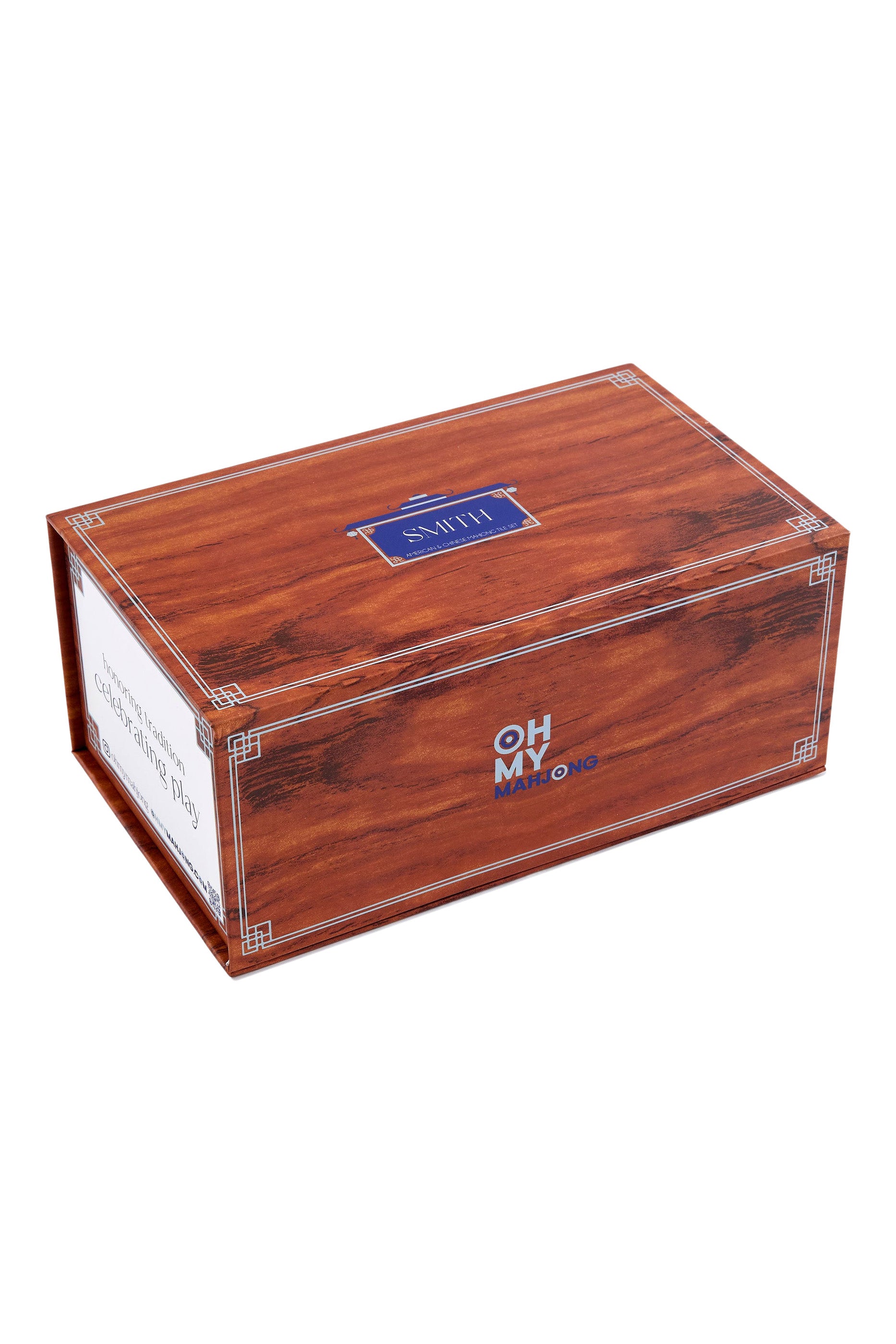 Oh My Mahjong Smith Mahjong Tiles in Woodgrain