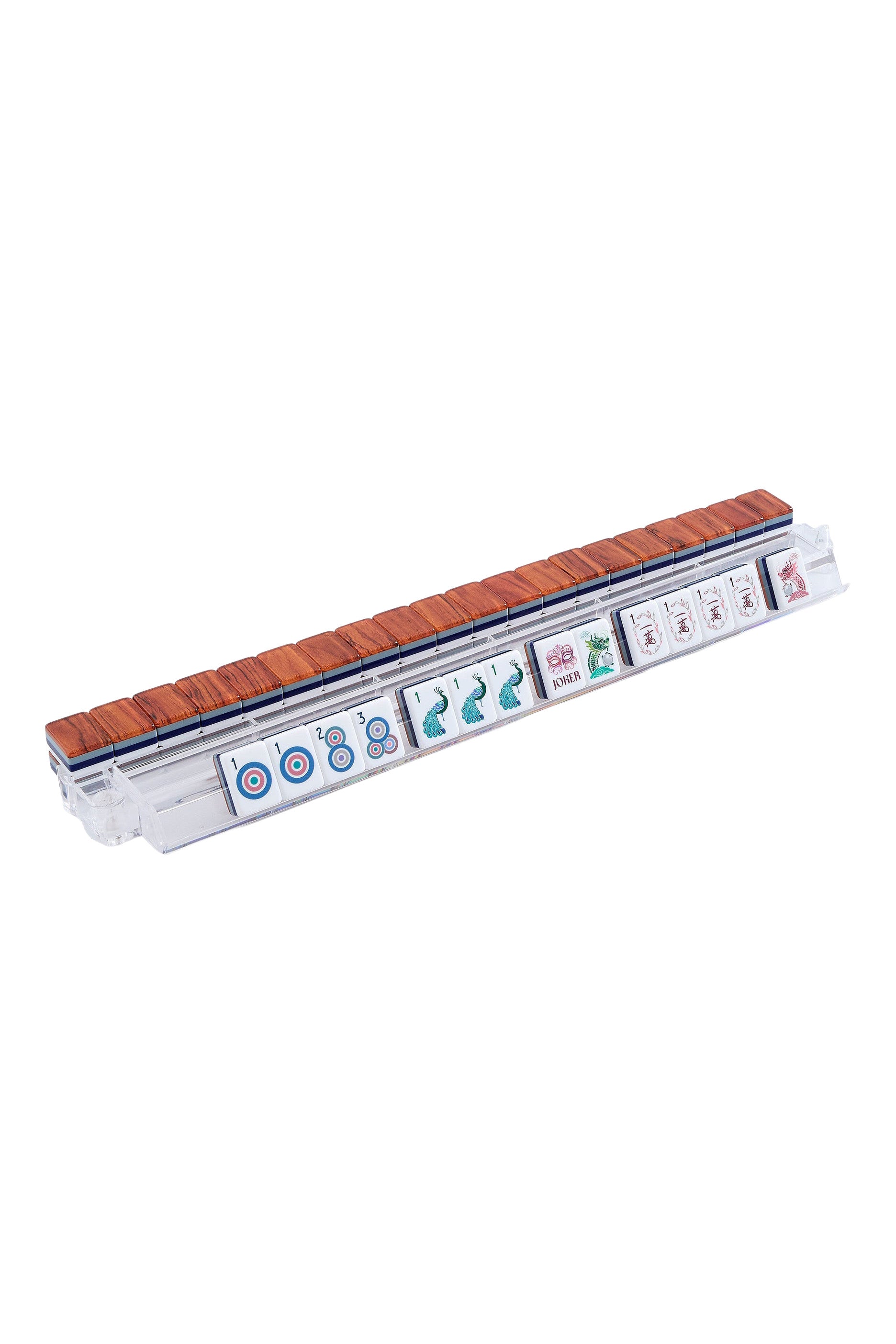 Oh My Mahjong Smith Mahjong Tiles in Woodgrain