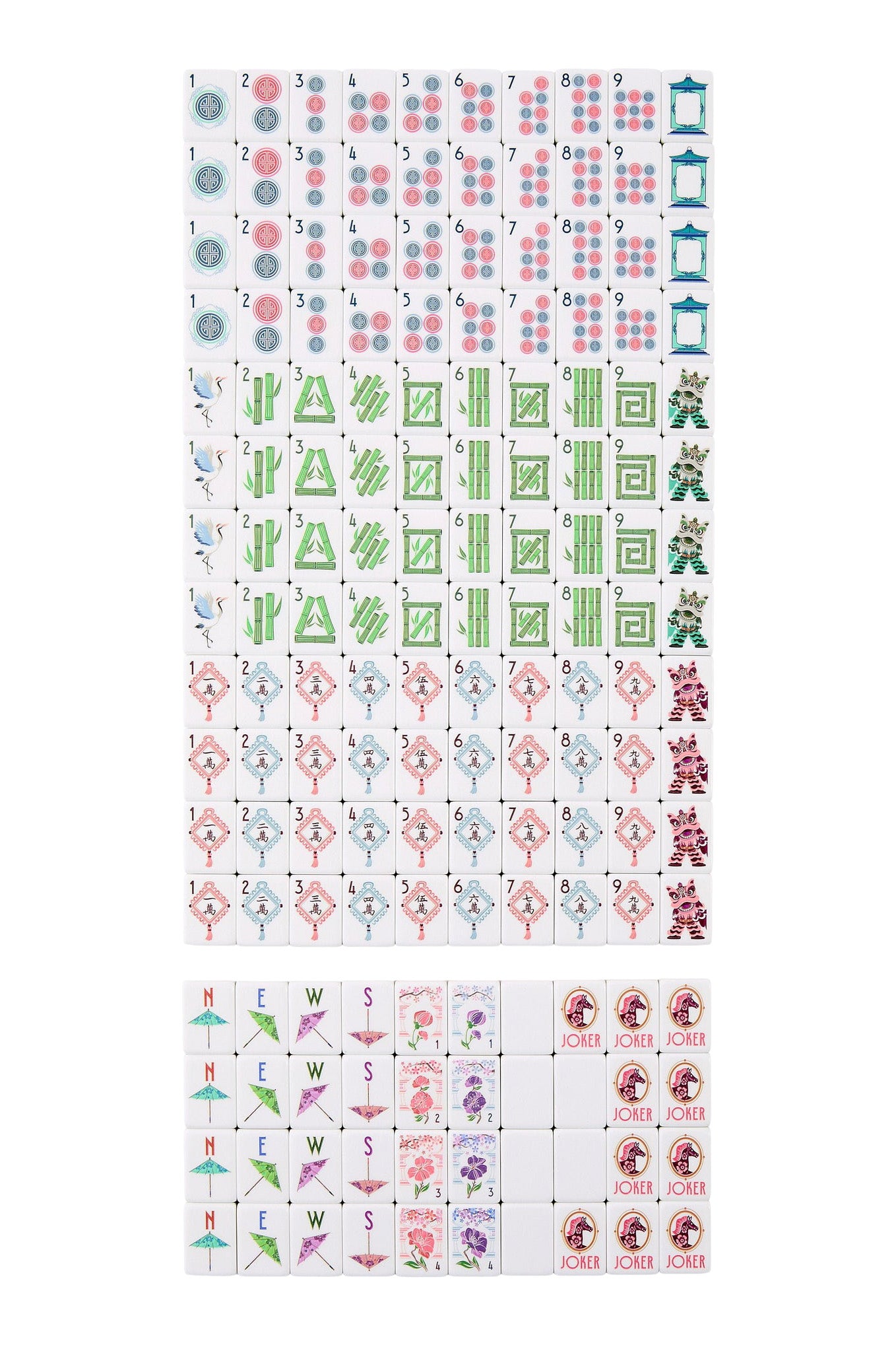 Oh My Mahjong Solara Mahjong Tile Set