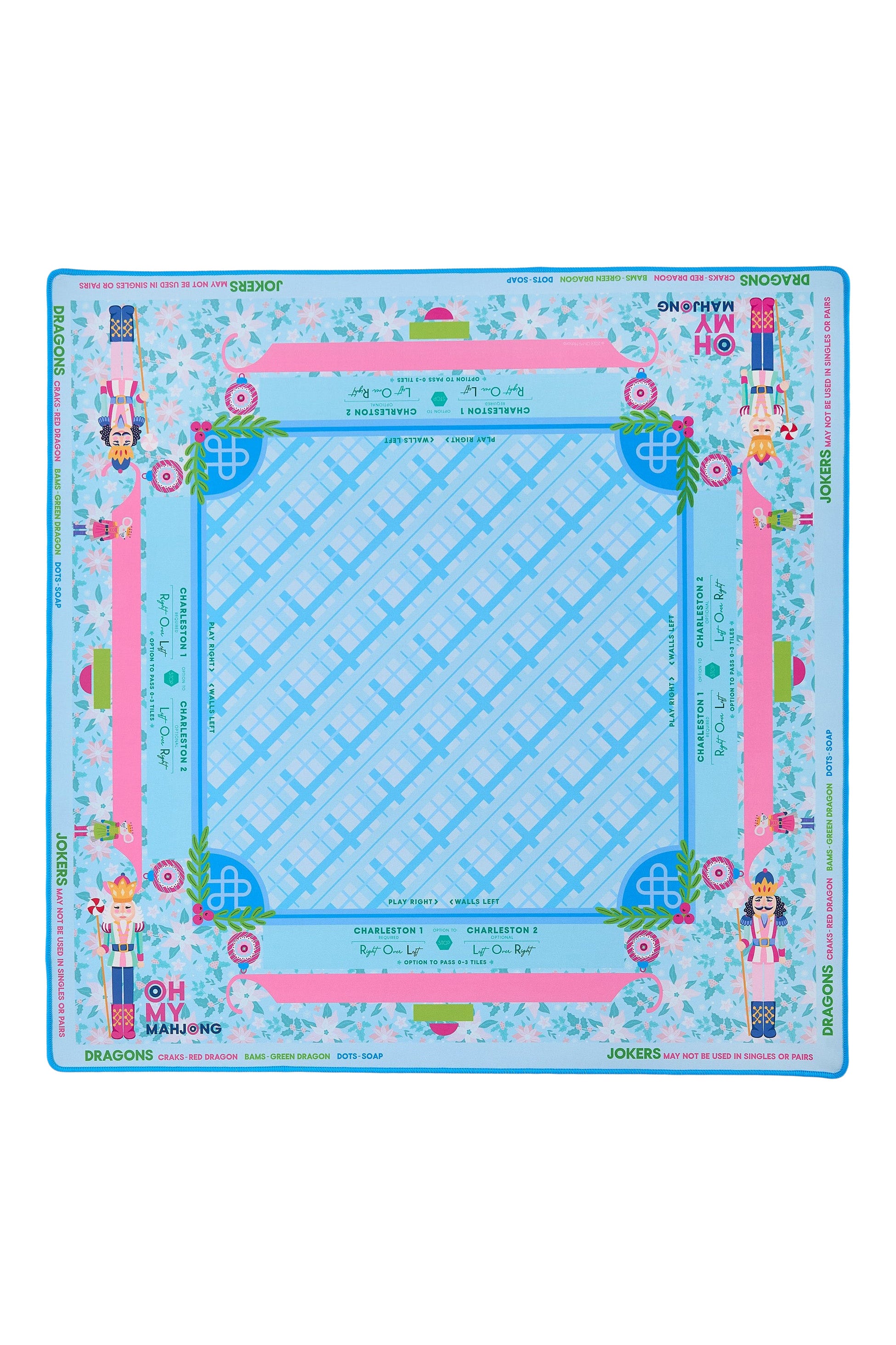 Oh My Mahjong Sugarplum Mahjong Mat