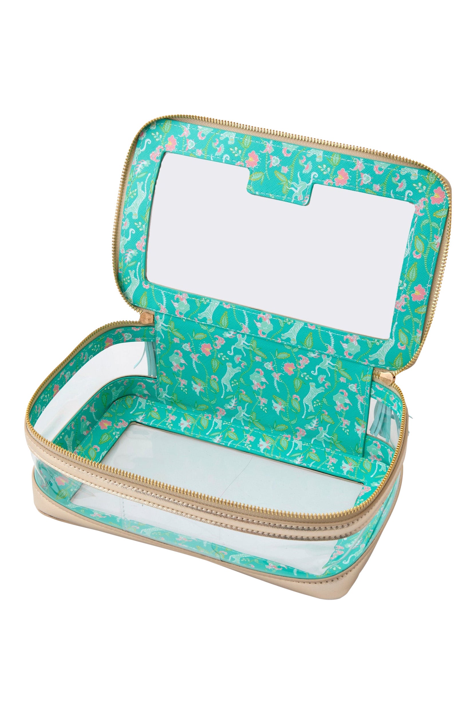 Oh My Mahjong Tile Storage Bag in Gold