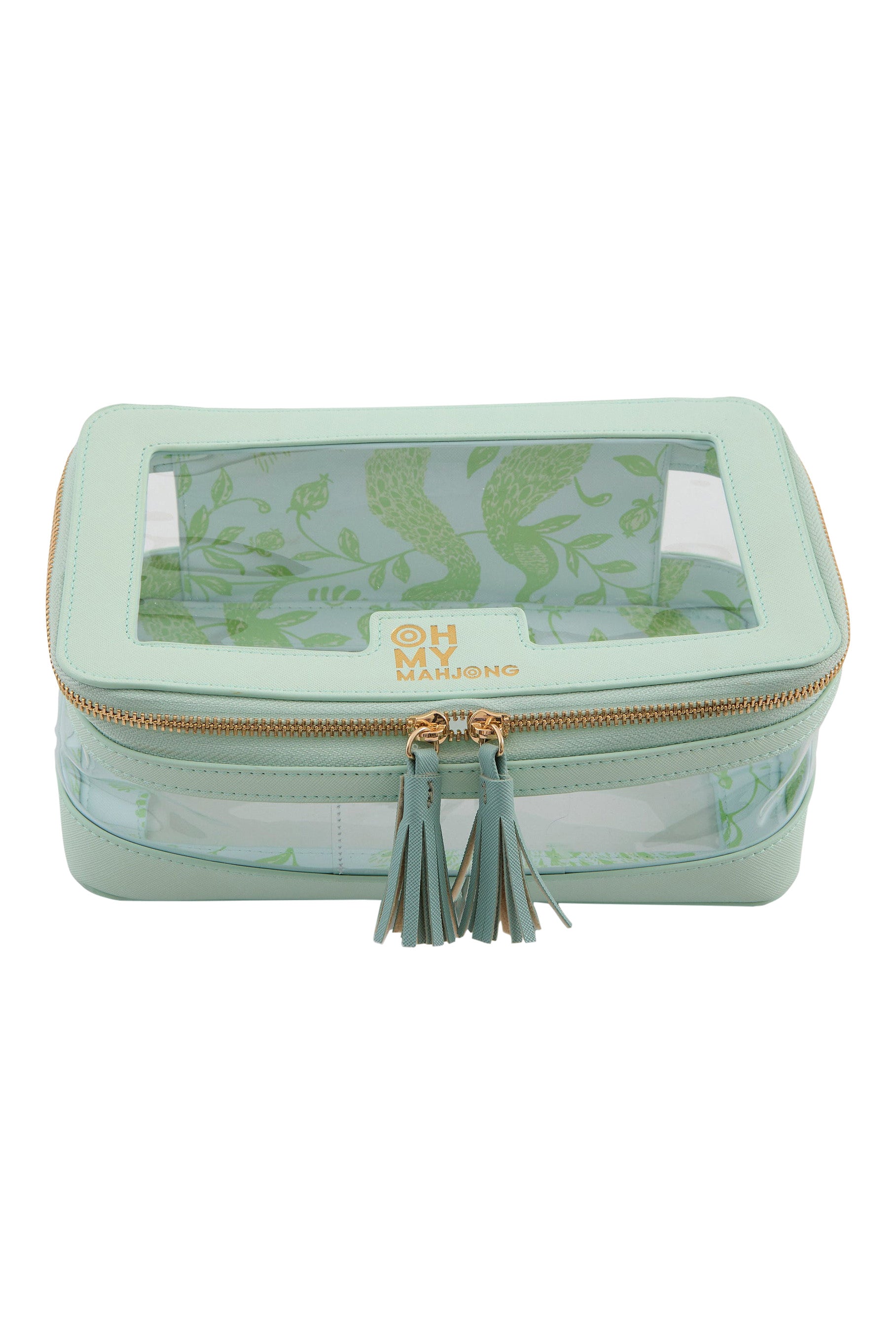 Oh My Mahjong Tile Storage Bag in Mint