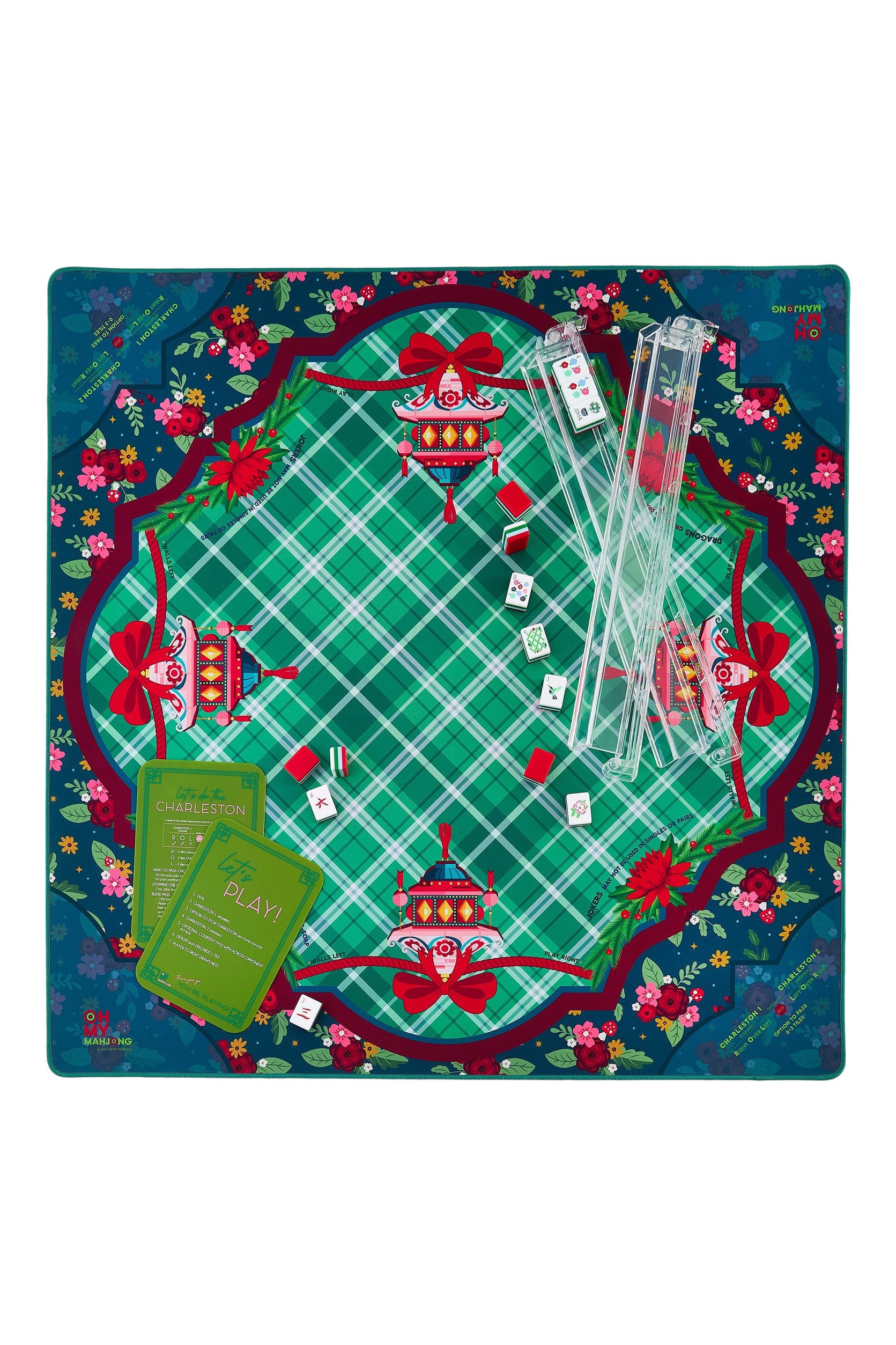 Oh My Mahjong Yuletide Mahjong Mat in Tube