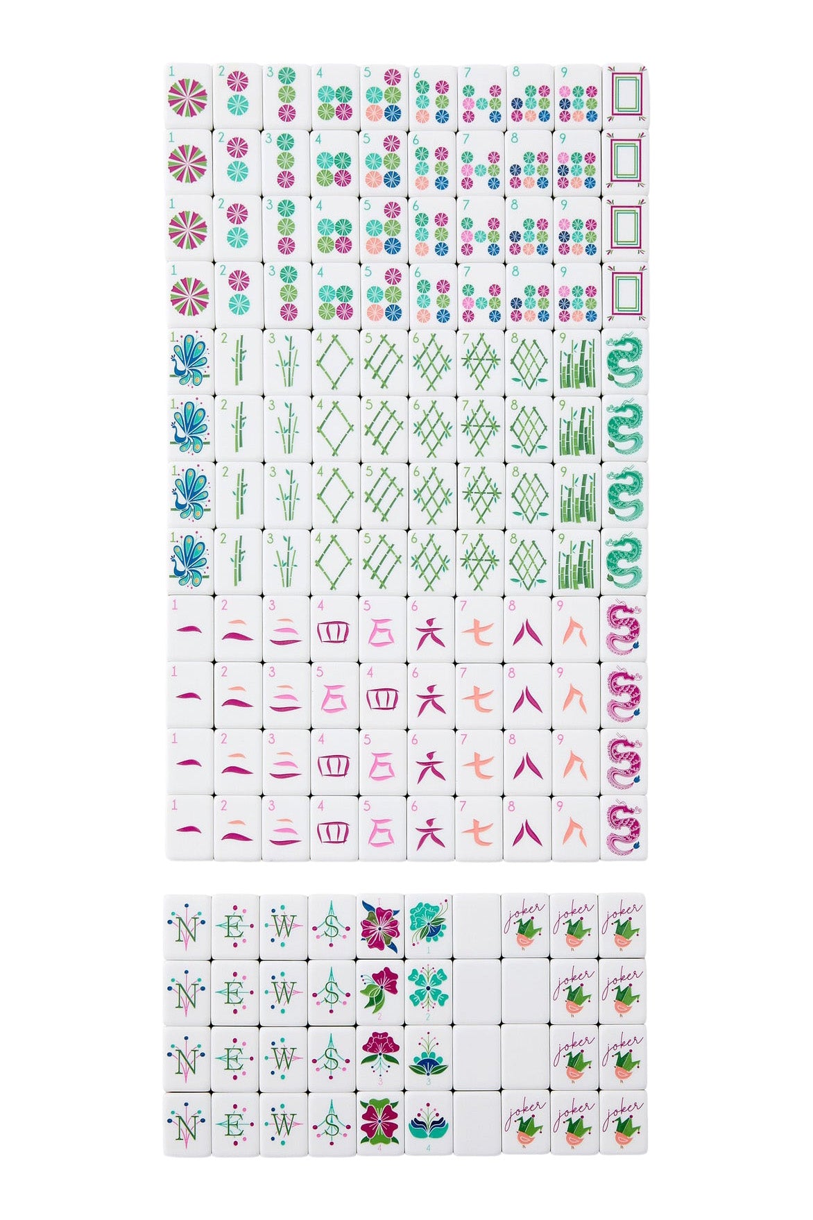 Oh My Mahjong Dandy Mahjong Tile Set