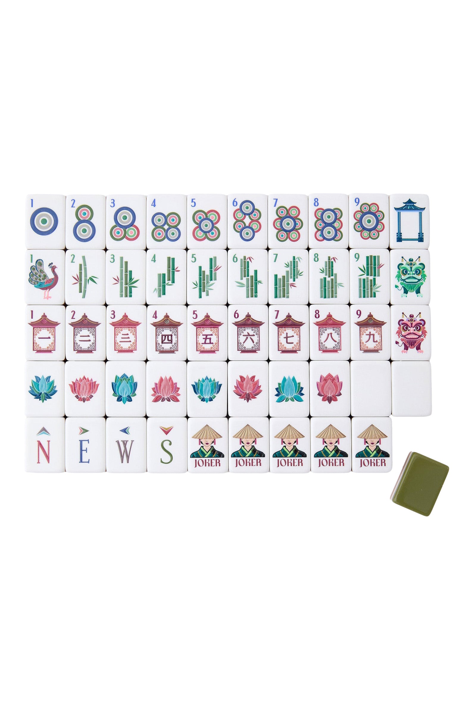 Oh My Mahjong Drake Mahjong Tile Set