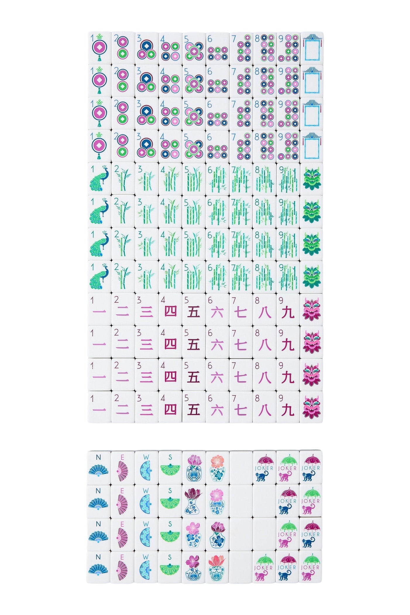 Oh My Mahjong! Gemma Mahjong Tile Set