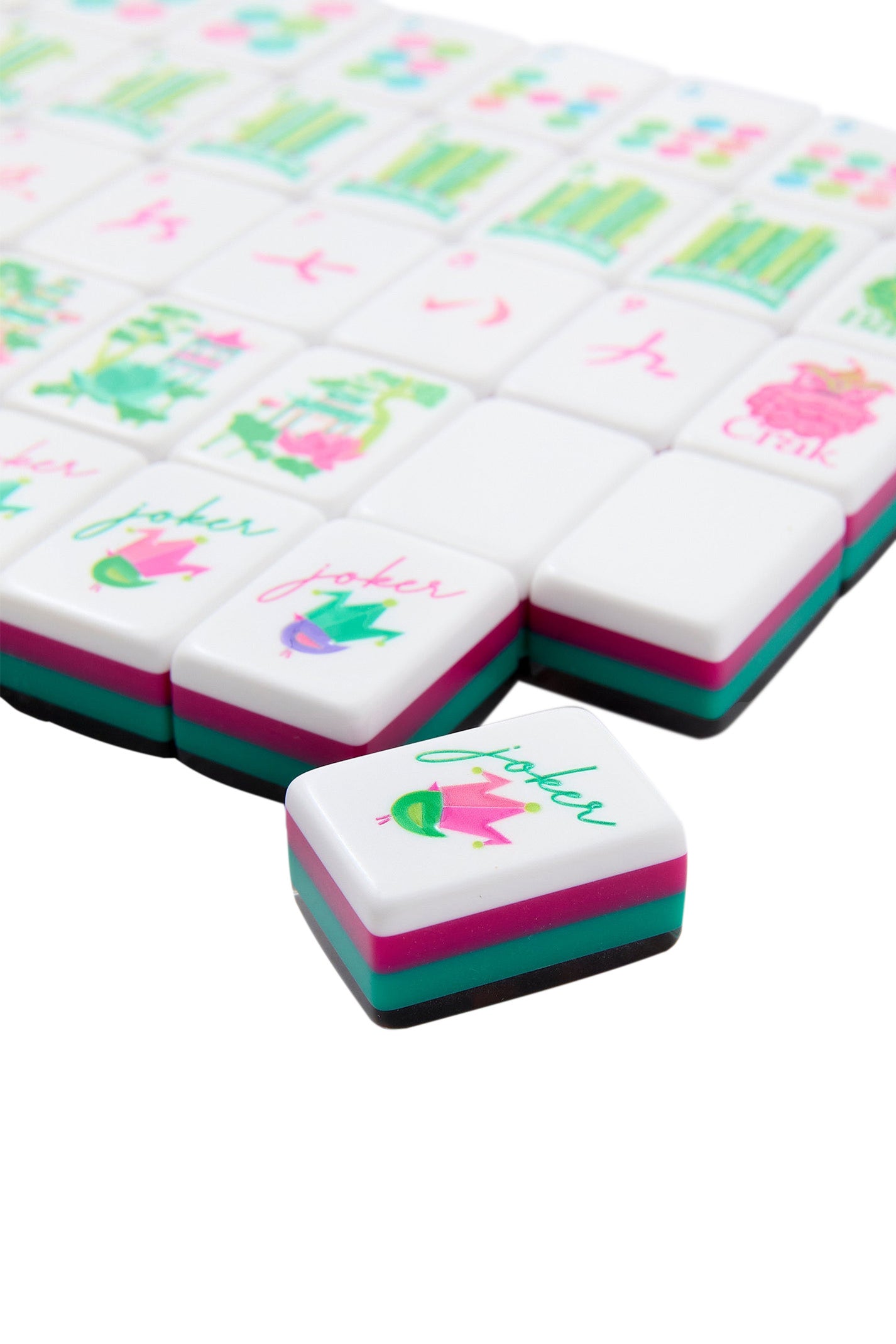 Oh My Mahjong Glow Wild Mahjong Tile Set