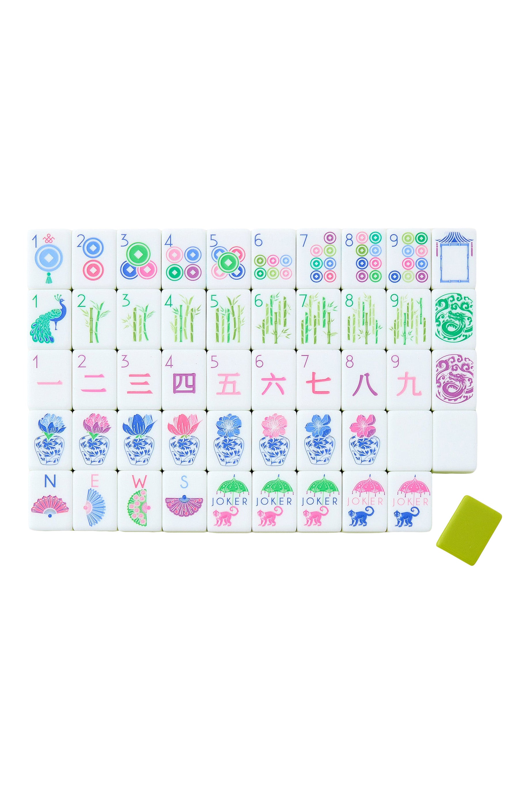 Oh My Mahjong! Limoncello Mahjong Tile Set