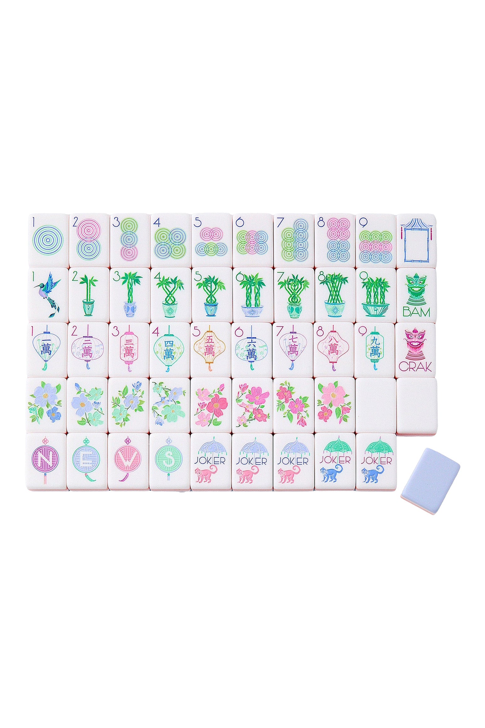 Oh My Mahjong! Luminaire Mahjong Tile Set