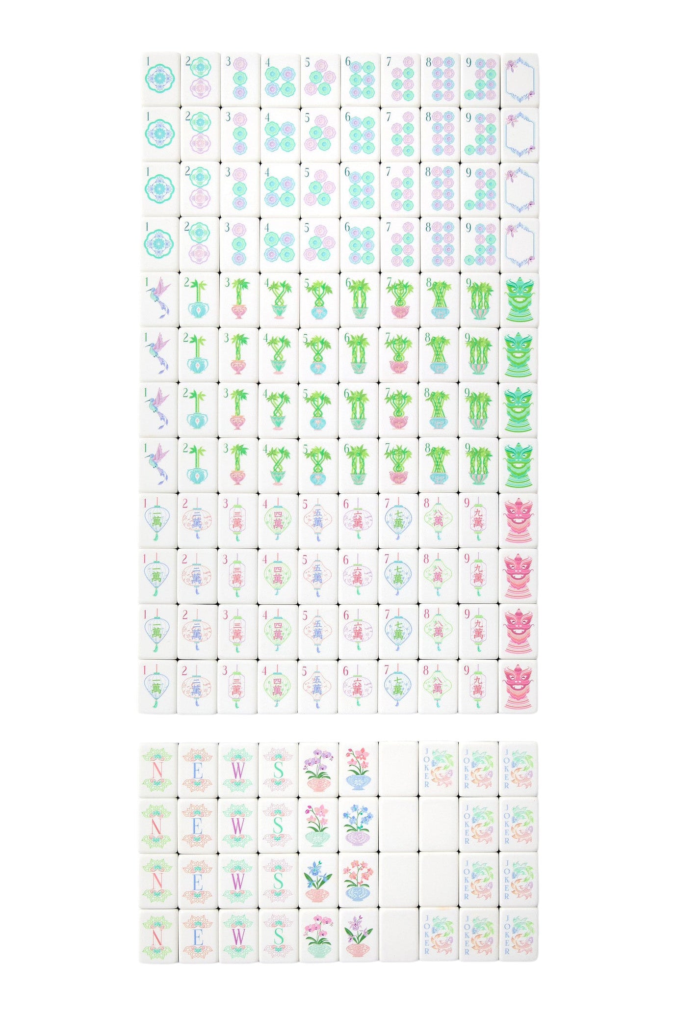 Oh My Mahjong! Moonlight Mahjong Tile Set