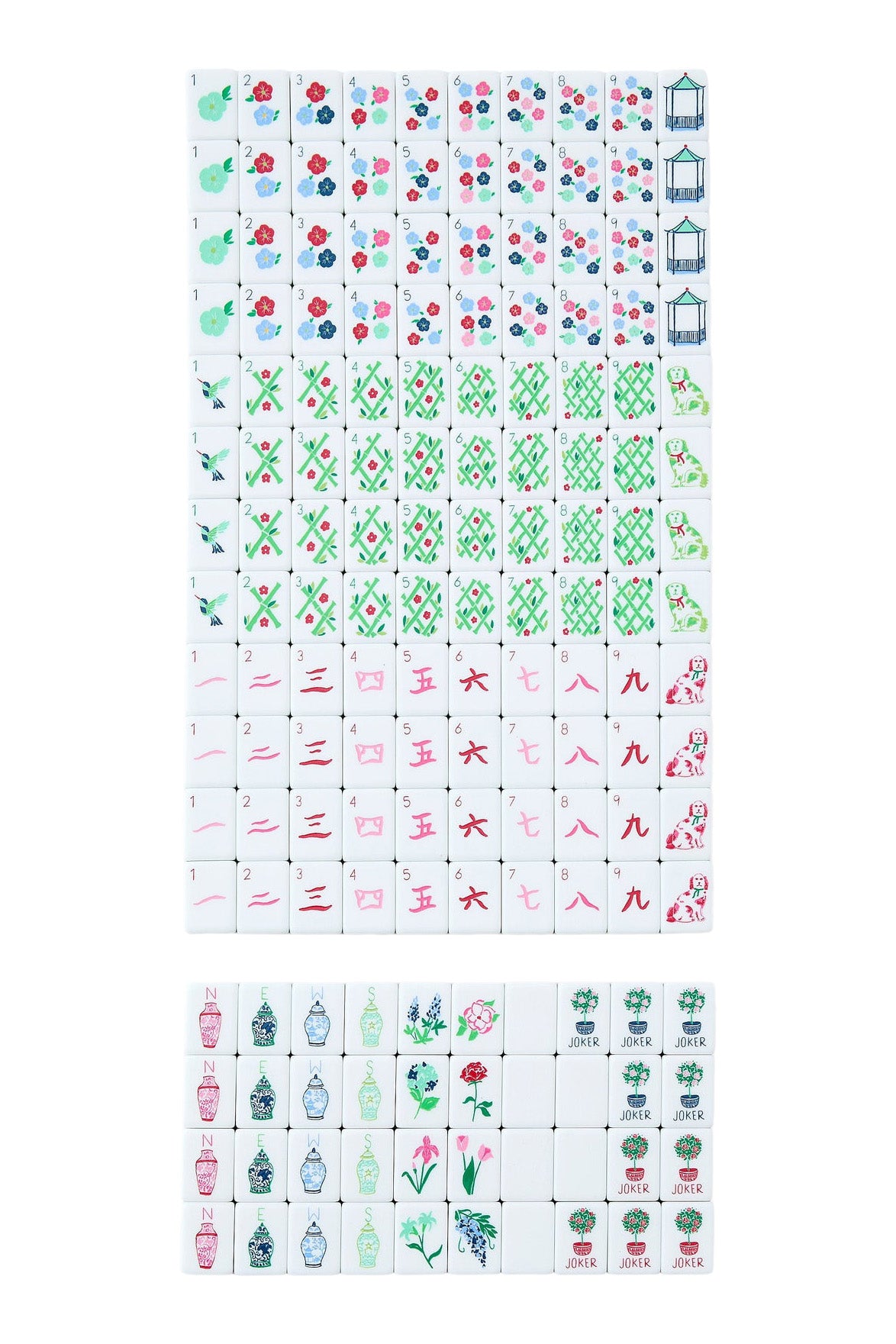 Oh My Mahjong Nantucket Mahjong Tile Set