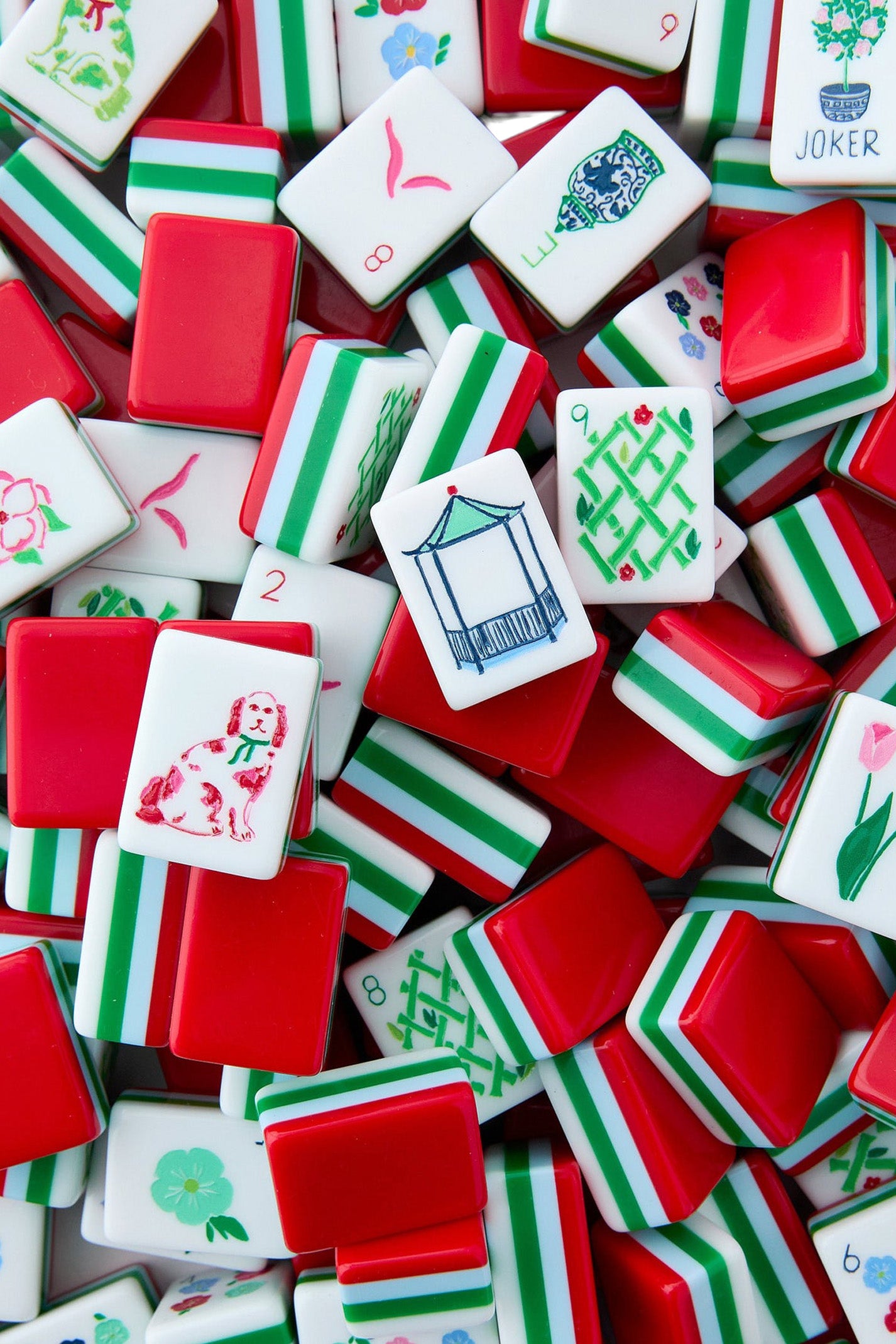 Oh My Mahjong Nantucket Mahjong Tile Set