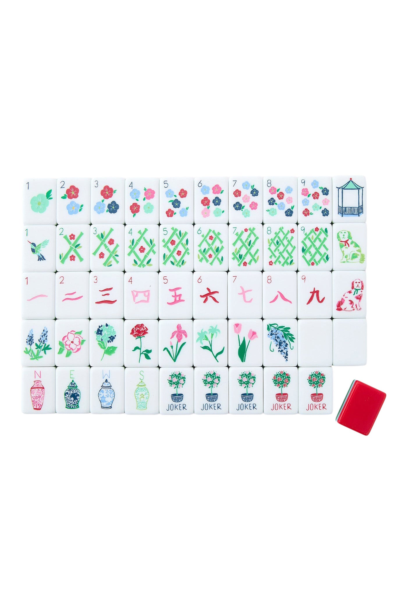 Oh My Mahjong Nantucket Mahjong Tile Set