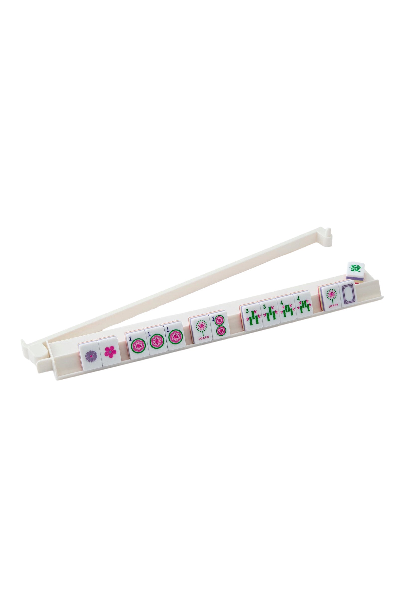 Oh My Mahjong! Rack & Pusher Set-in White
