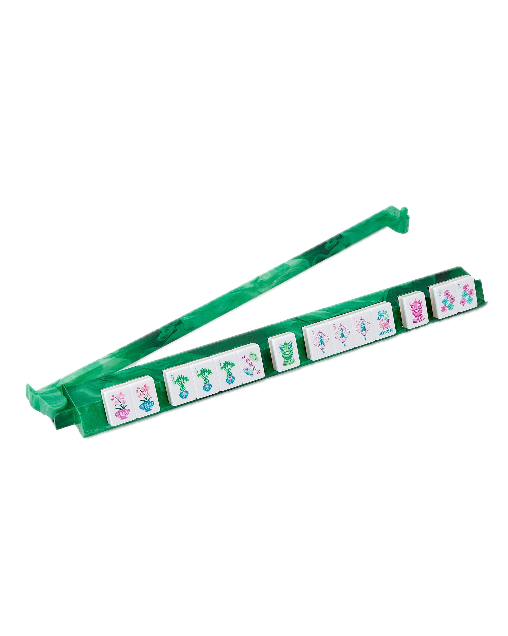 Oh My Mahjong Rack & Pusher Set in Agate