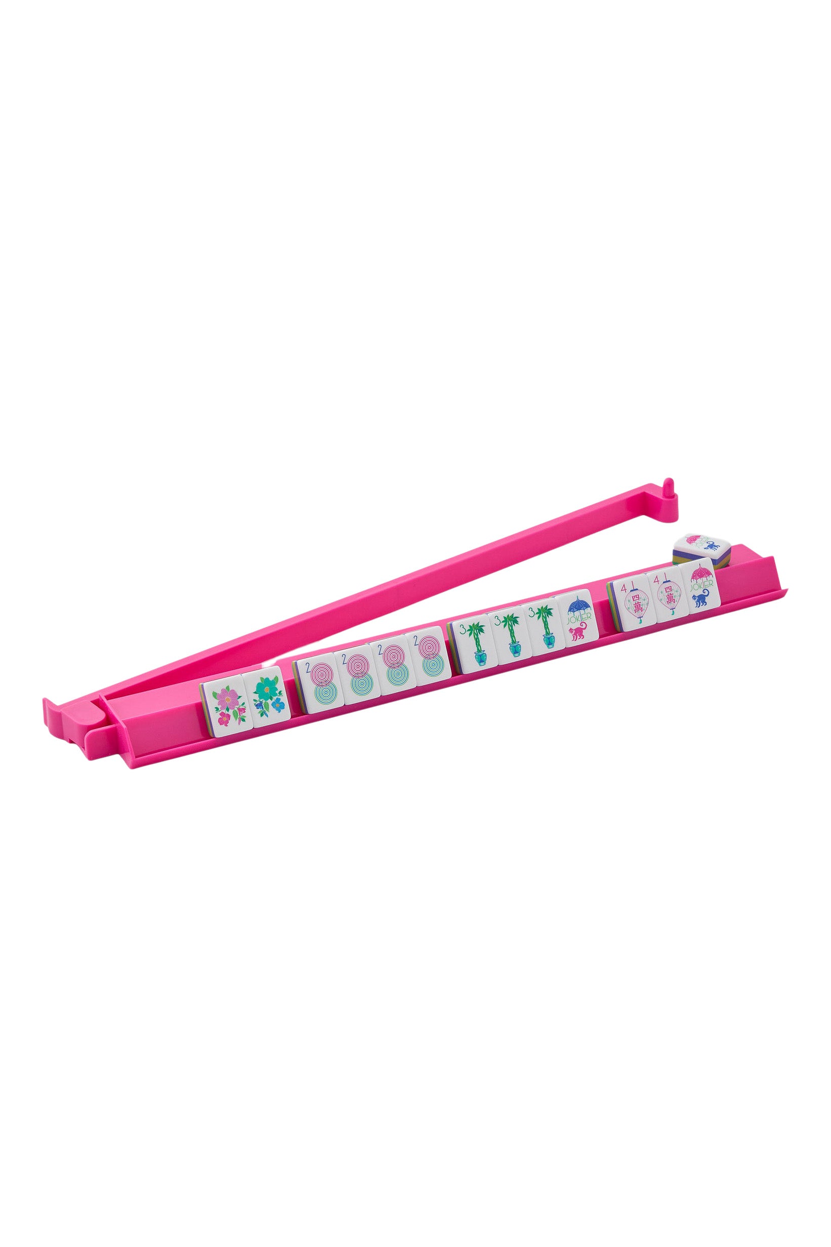 Oh My Mahjong! Rack & Pusher Set in Hot Pink