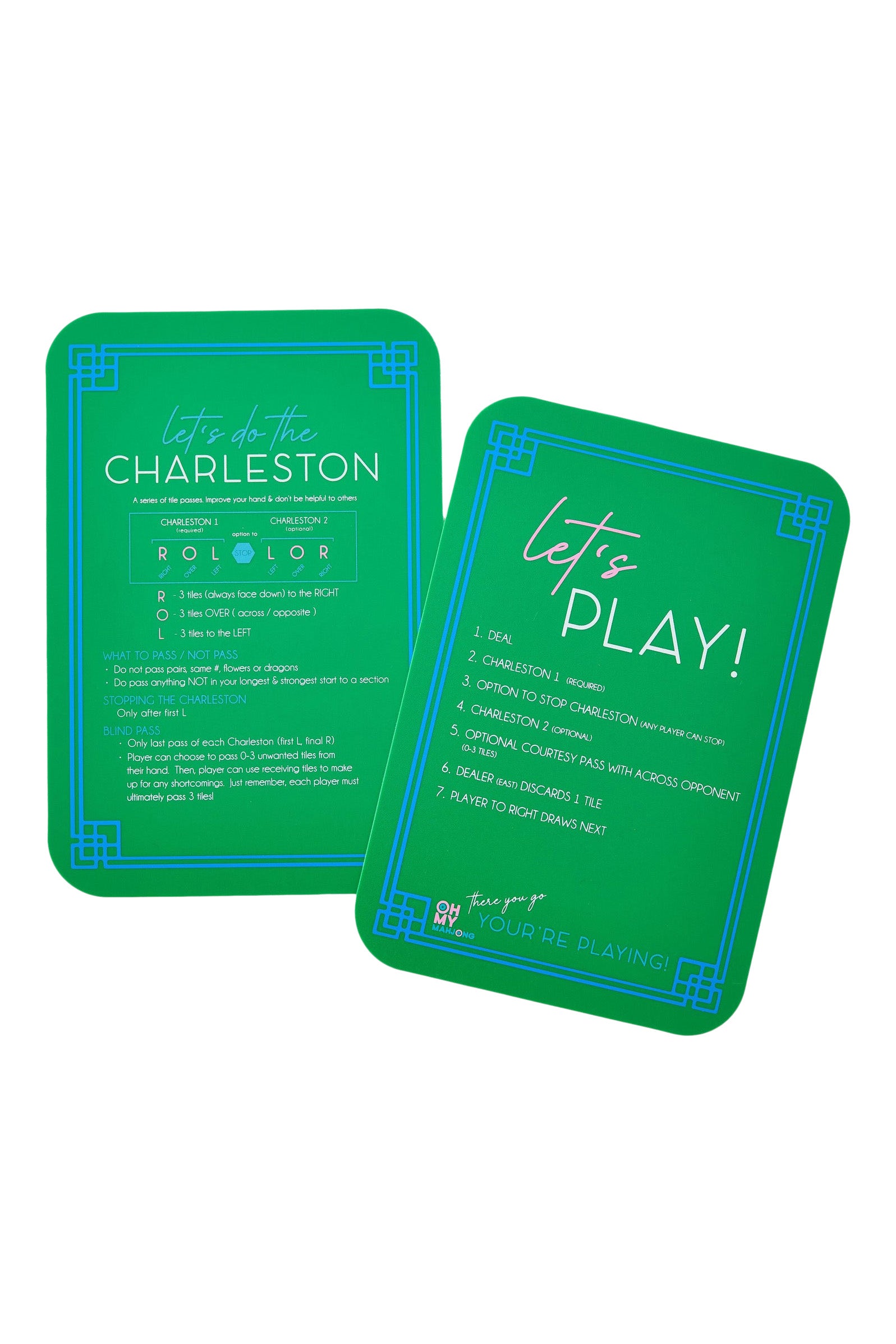 Oh My Mahjong Shuffler in Green