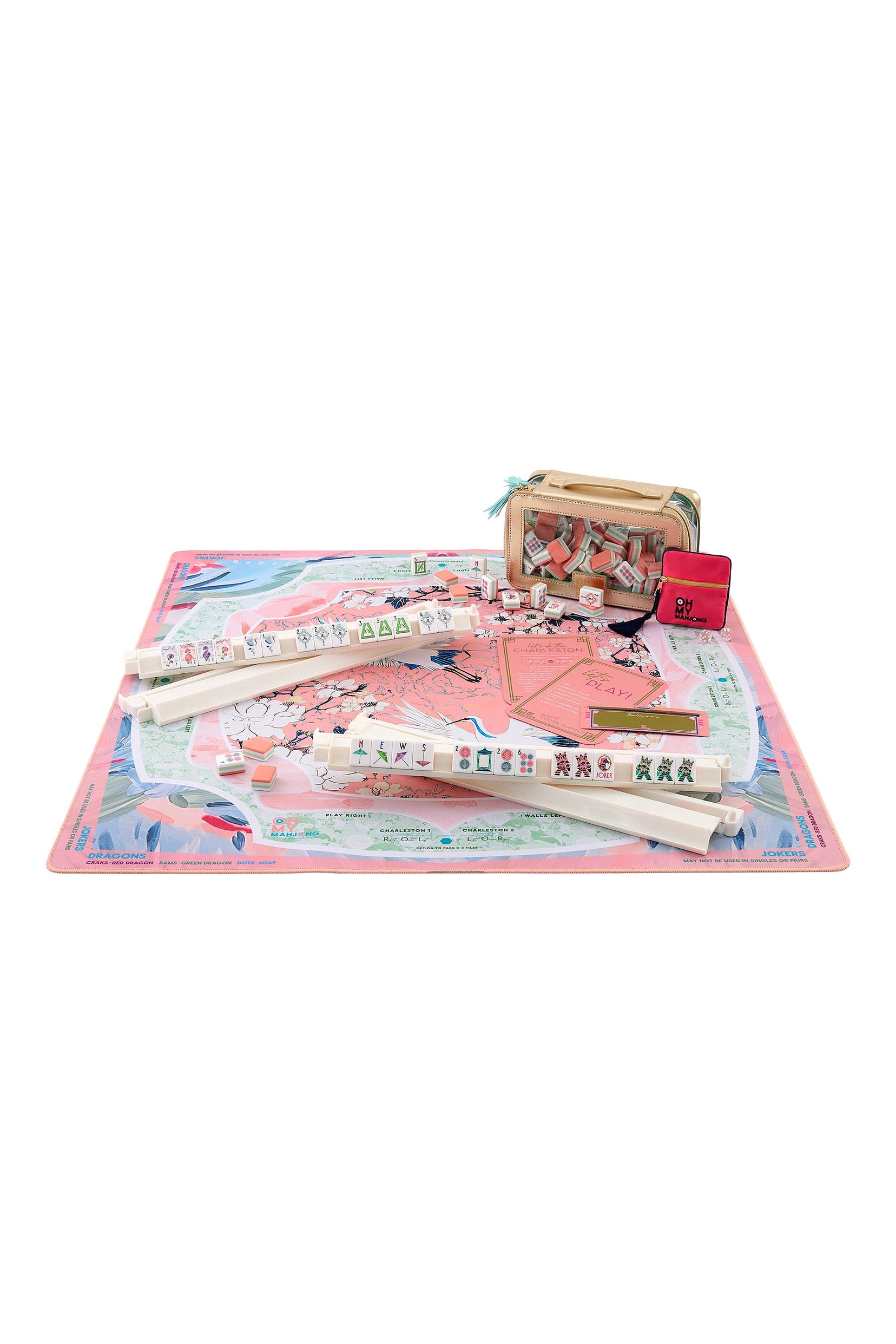 Oh My Mahjong Heron Mahjong Mat In Tube