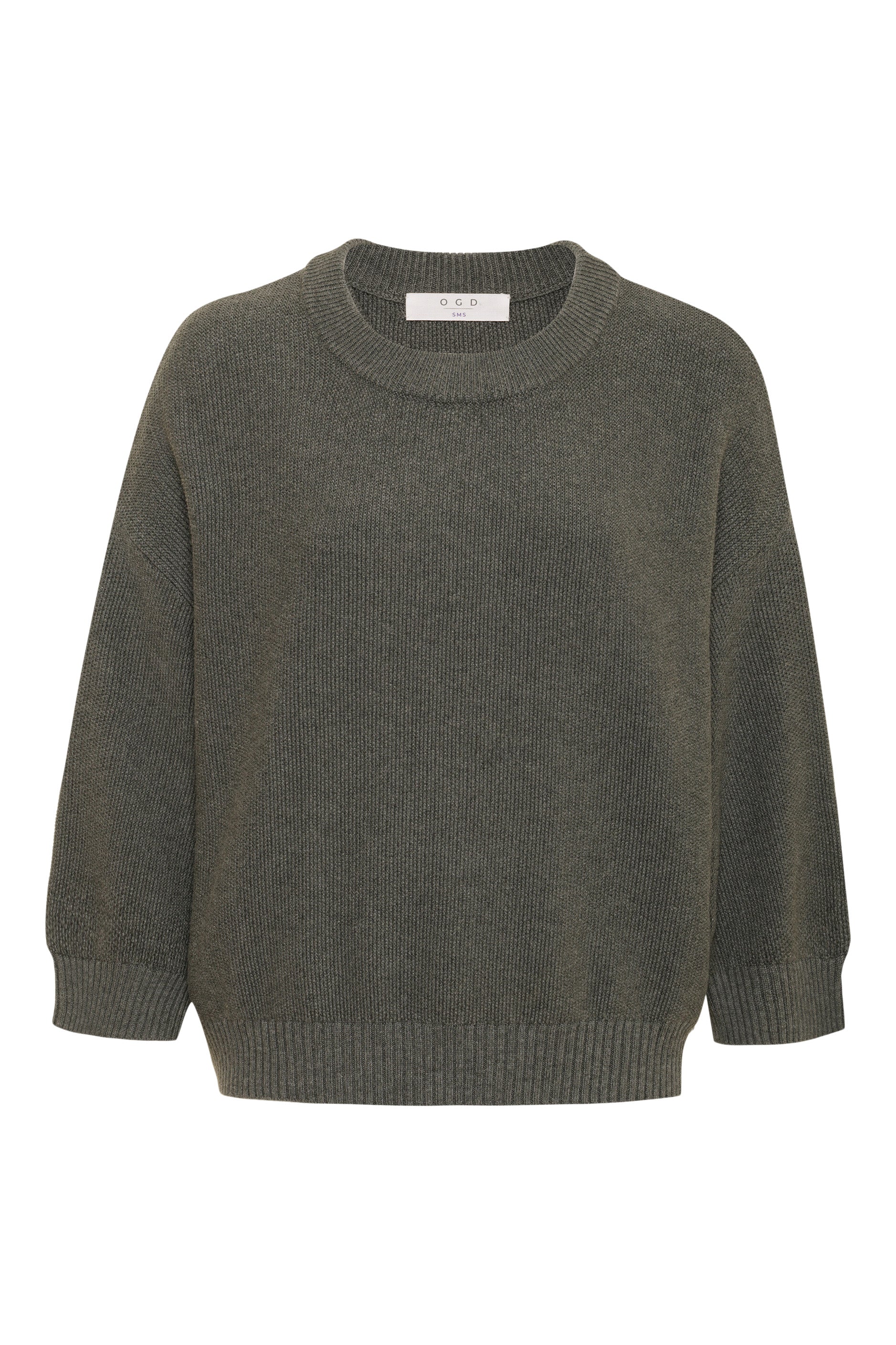 One Grey Day Rue Tee in Heather Ash