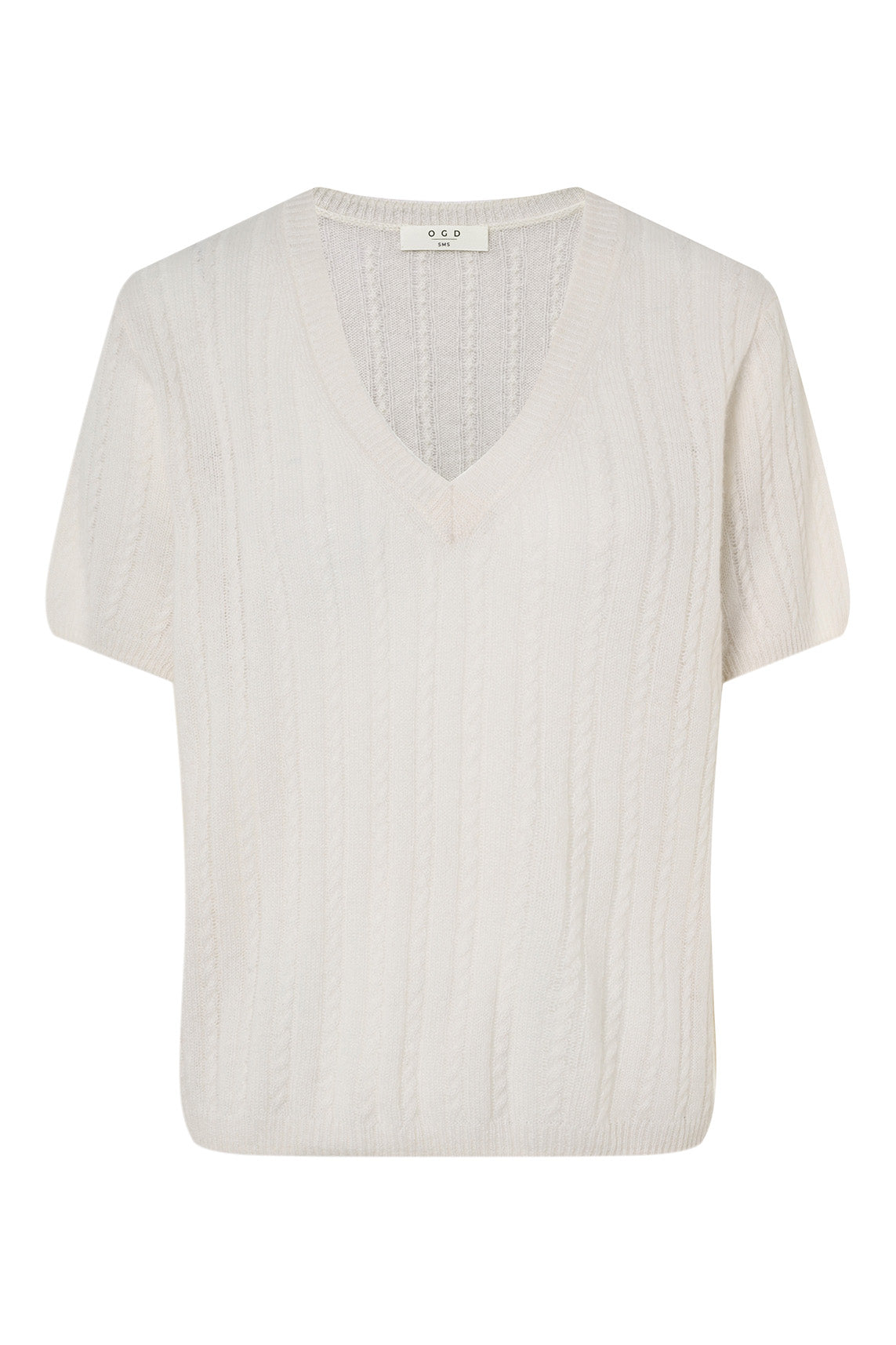 One Grey Day Whidbey Cashmere Sweater in Ivory