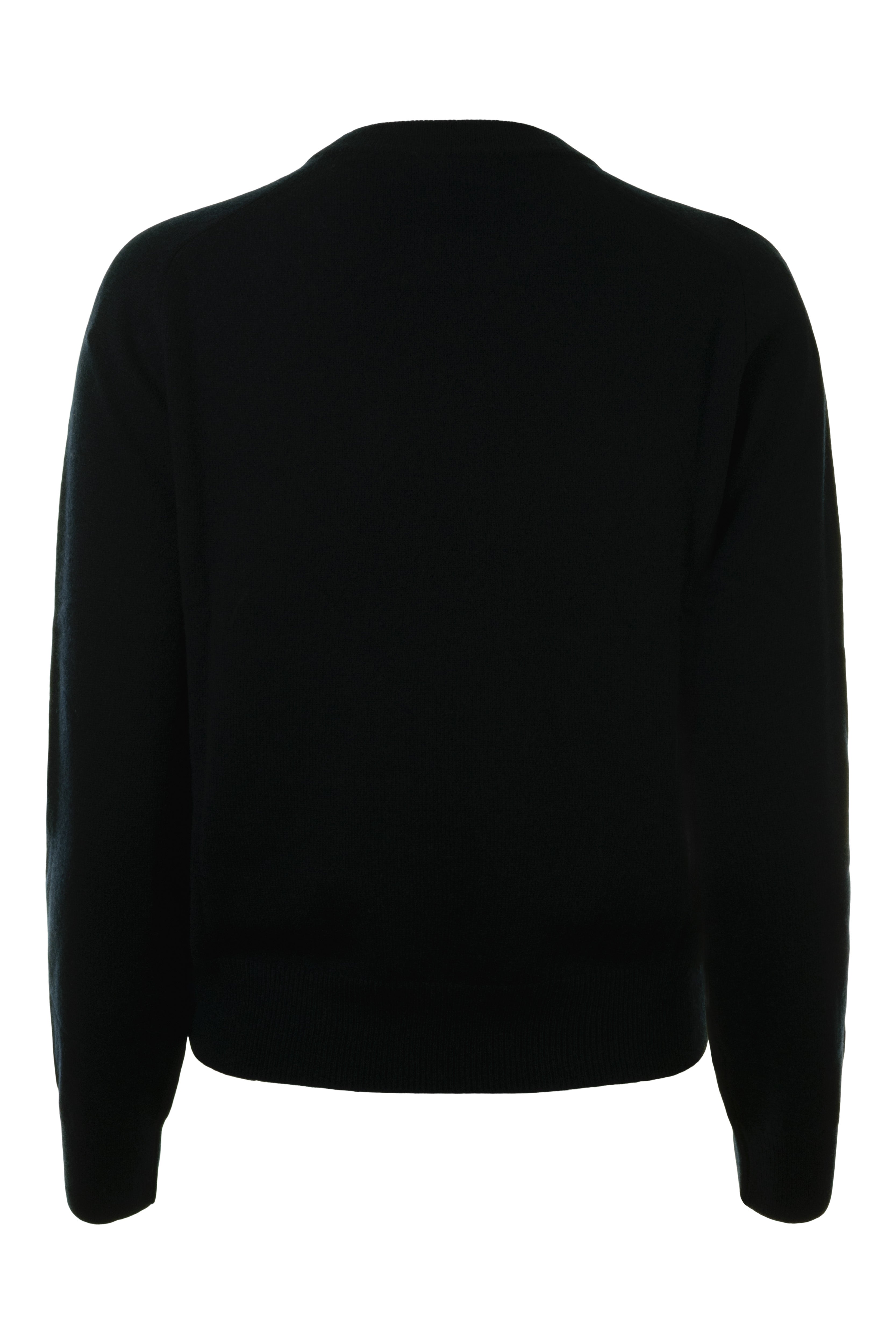 Repeat Cashmere Raglan Sleeve Sweater in Navy