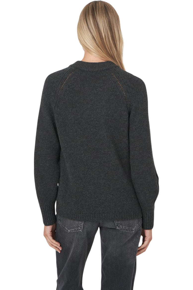 Repeat Cashmere Chunky Knit Sweater in Charcoal
