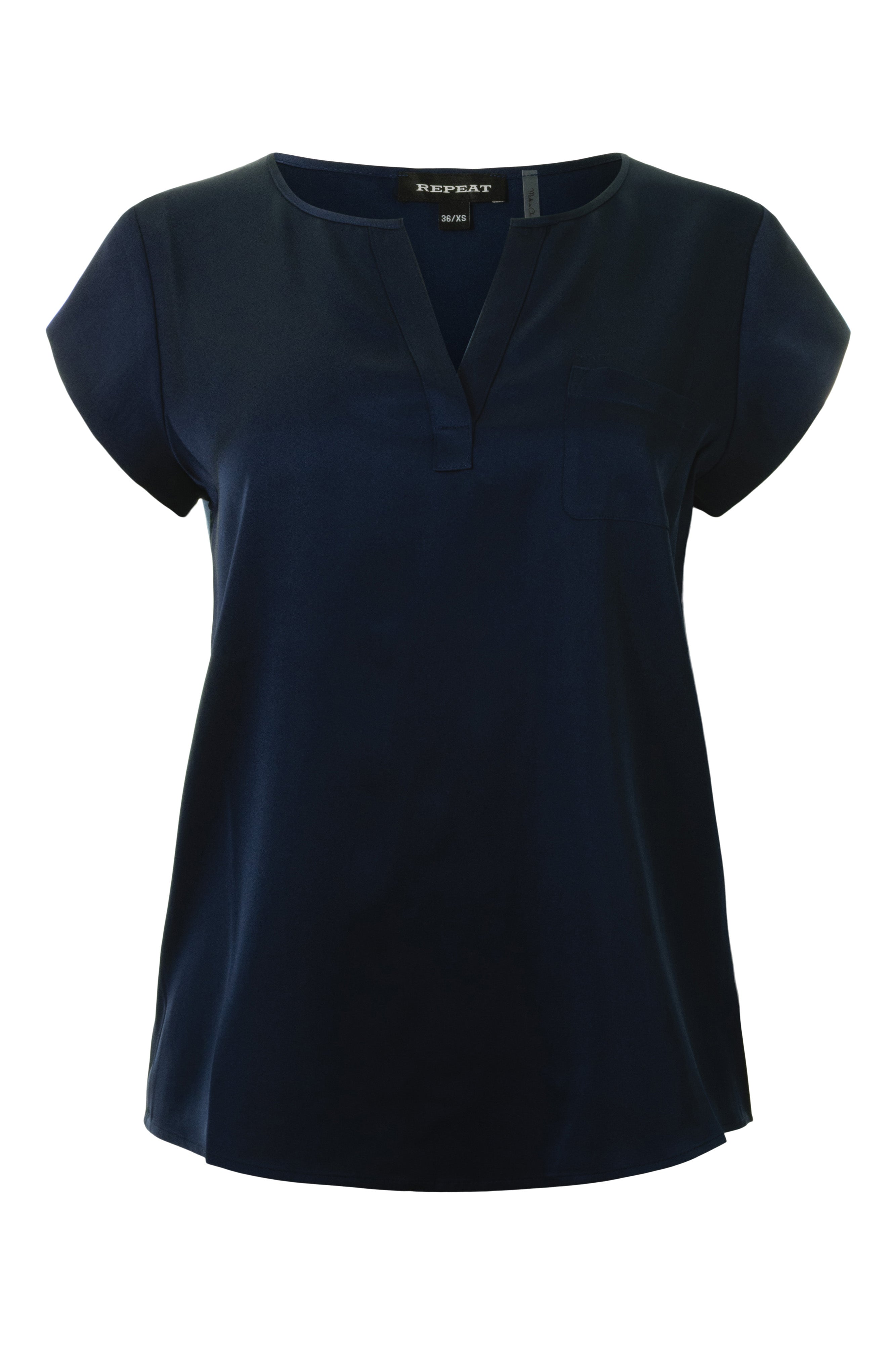 Repeat Cashmere Silk Top with Pocket
