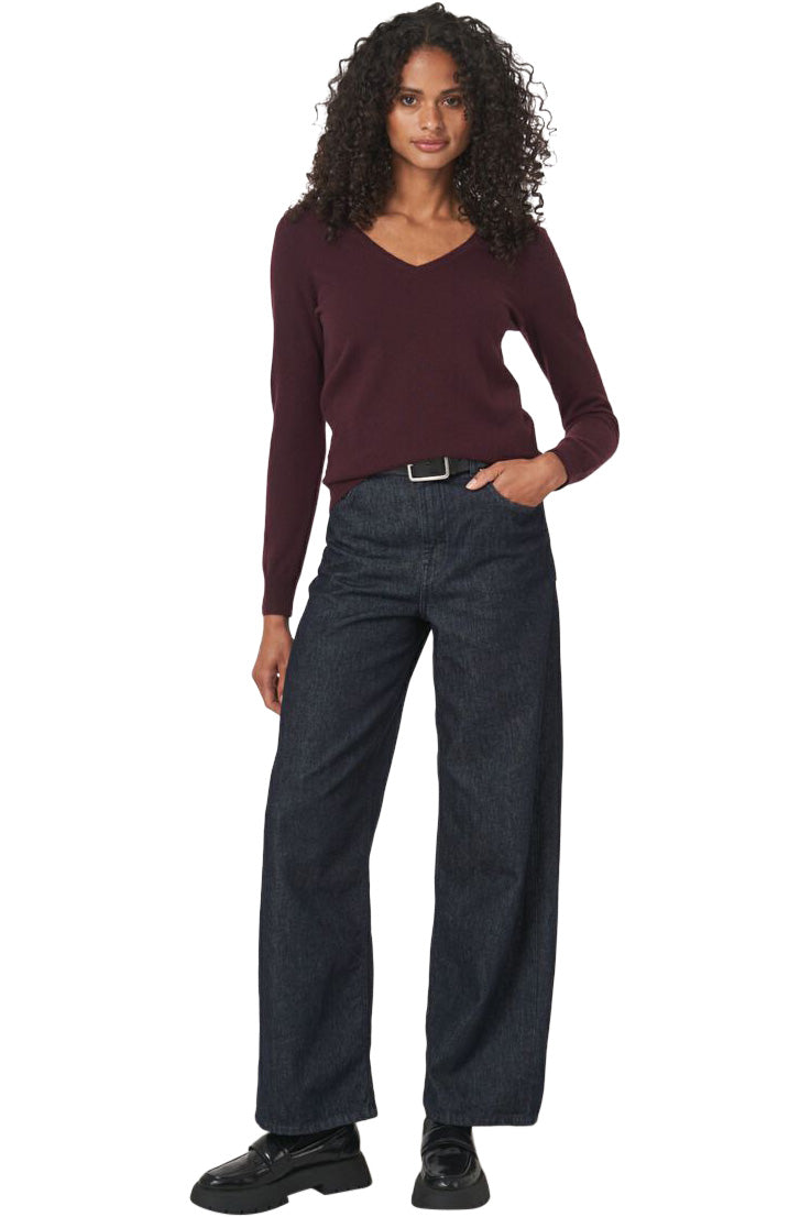 Repeat Cashmere Basic Cashmere V-neck Sweater