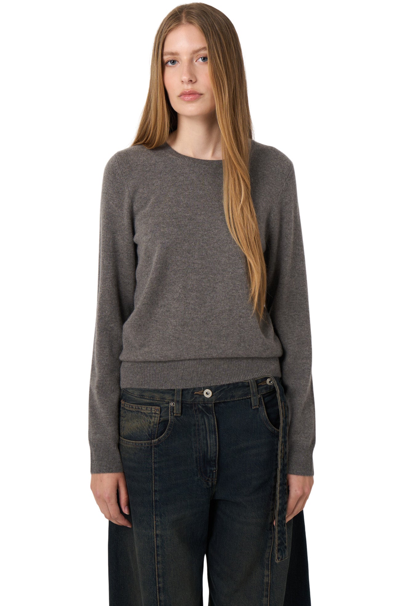 Repeat Cashmere Basic Crewneck Sweater