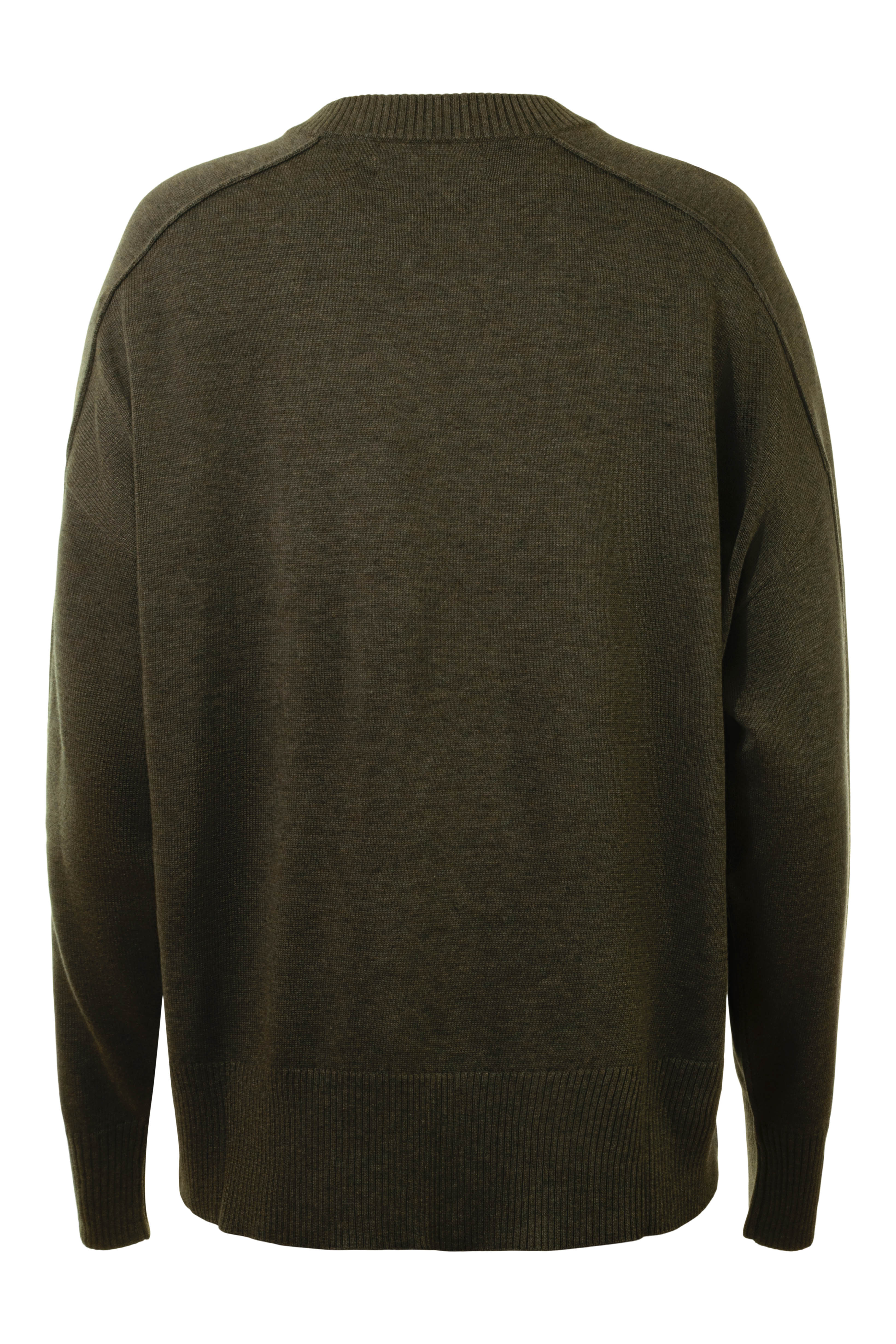 Repeat Cashmere Relaxed Crewneck Sweater in Stone