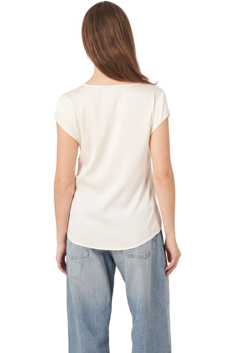 Repeat Cashmere Silk Top with Pocket