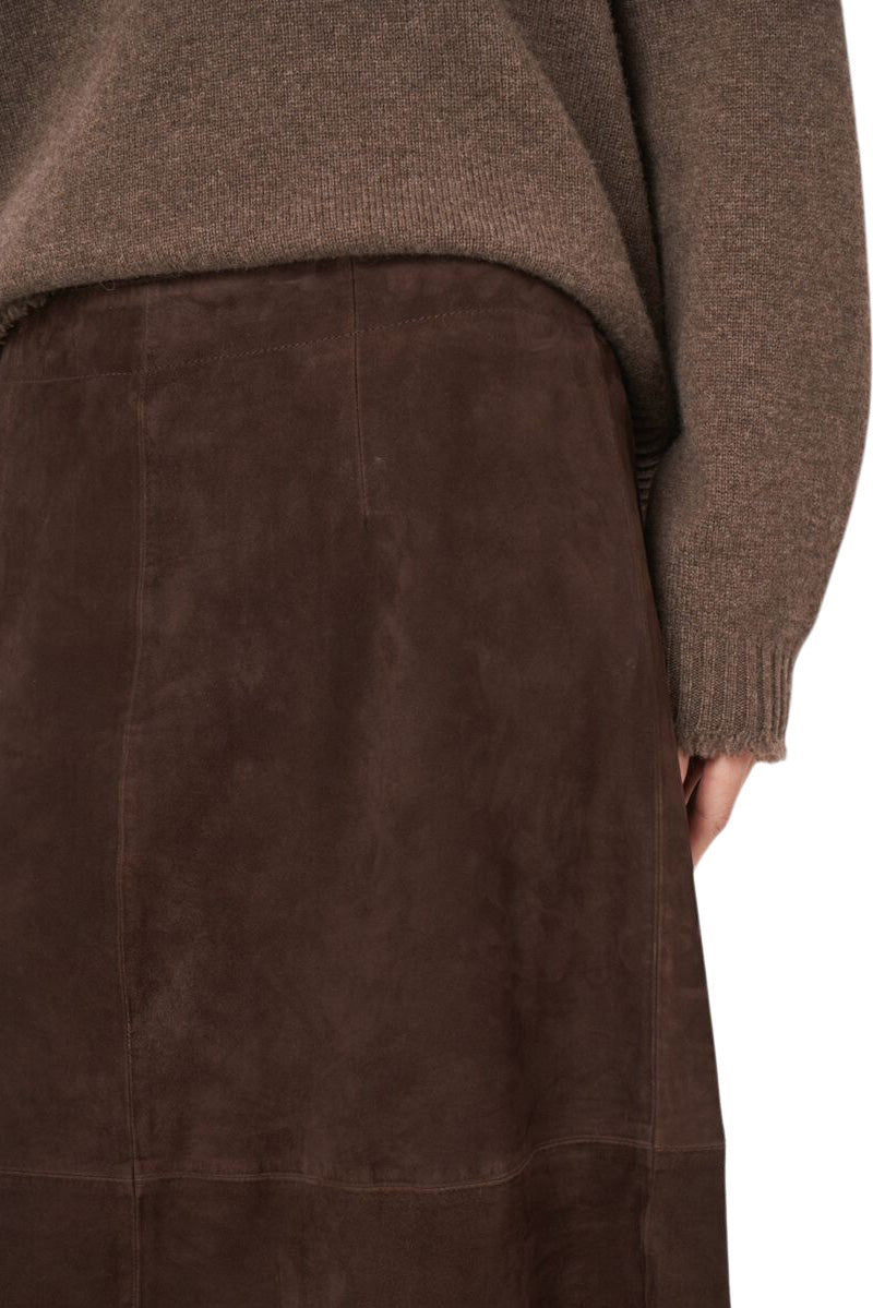 Repeat Cashmere Suede Skirt