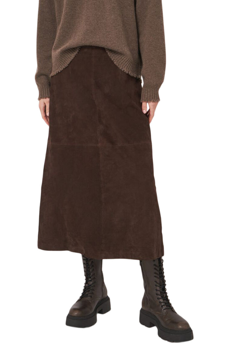 Repeat Cashmere Suede Skirt