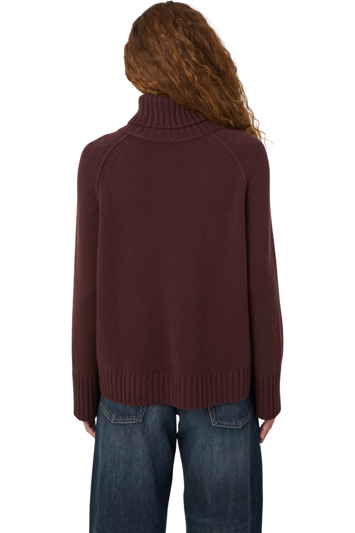 Repeat Cashmere Turtleneck in Lava