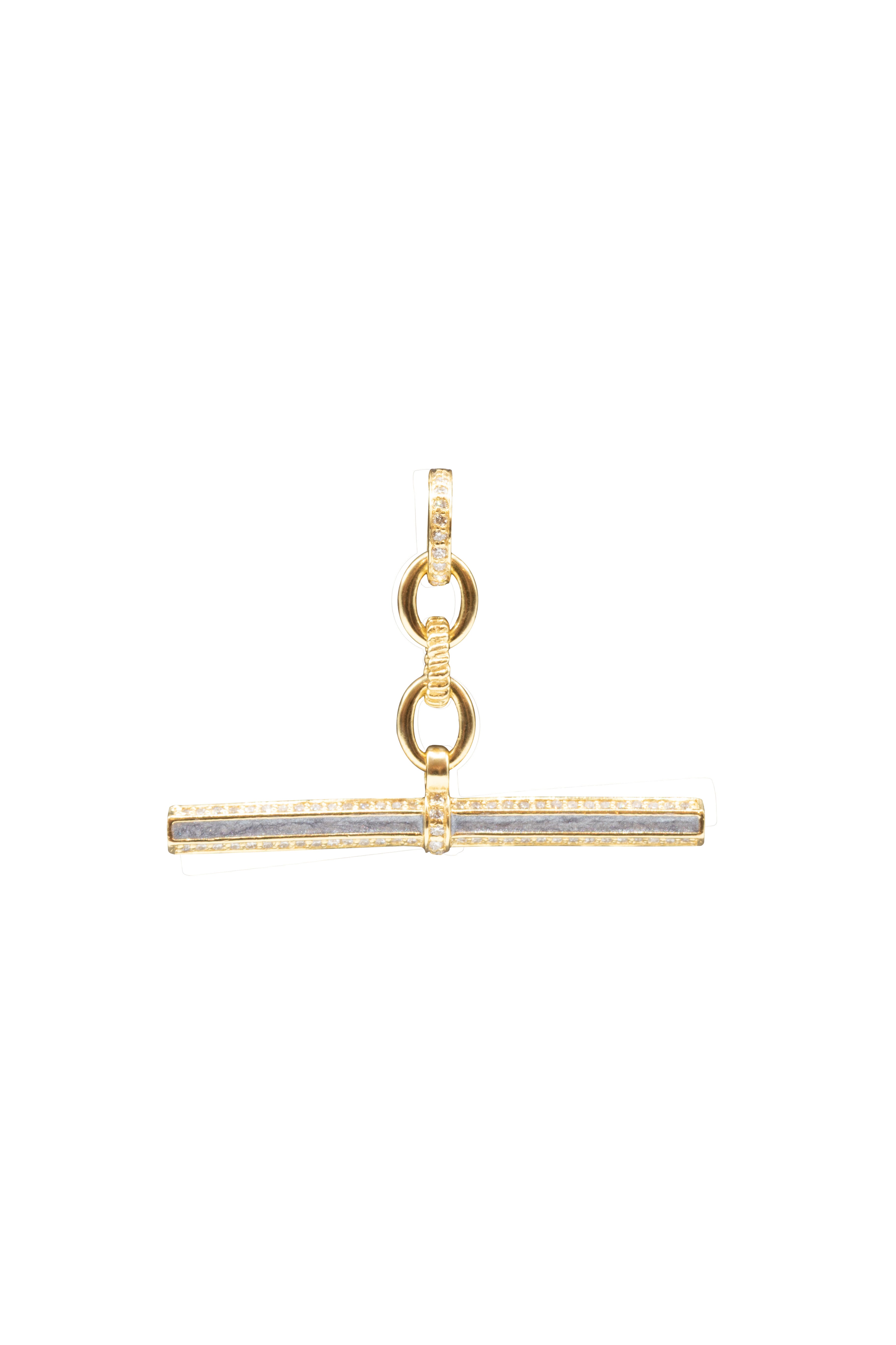 Royal Nomad Jewelry Tara Toggle Pendant in Slate