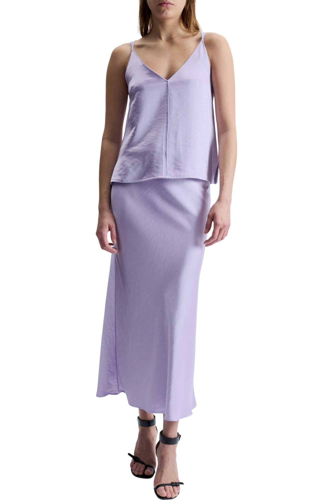 Saint Art Keira V-neck Tank in Lilac