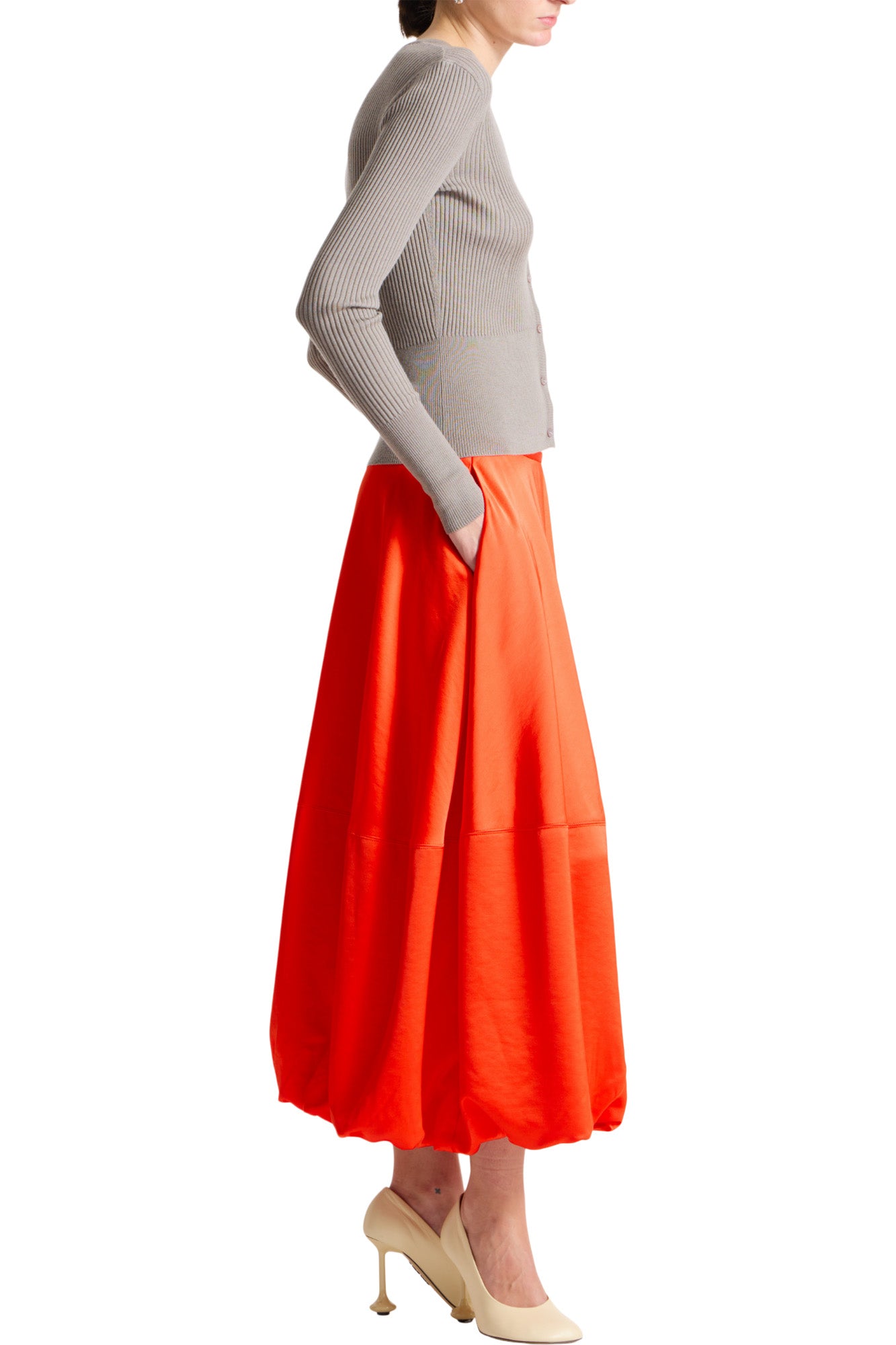 Saint Art Montrose Bubble Skirt in Mandarin