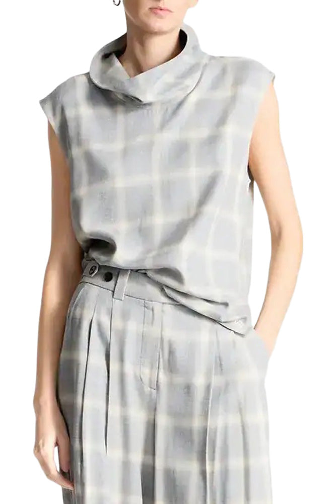 Saint Art Nyra Top in Grey-White