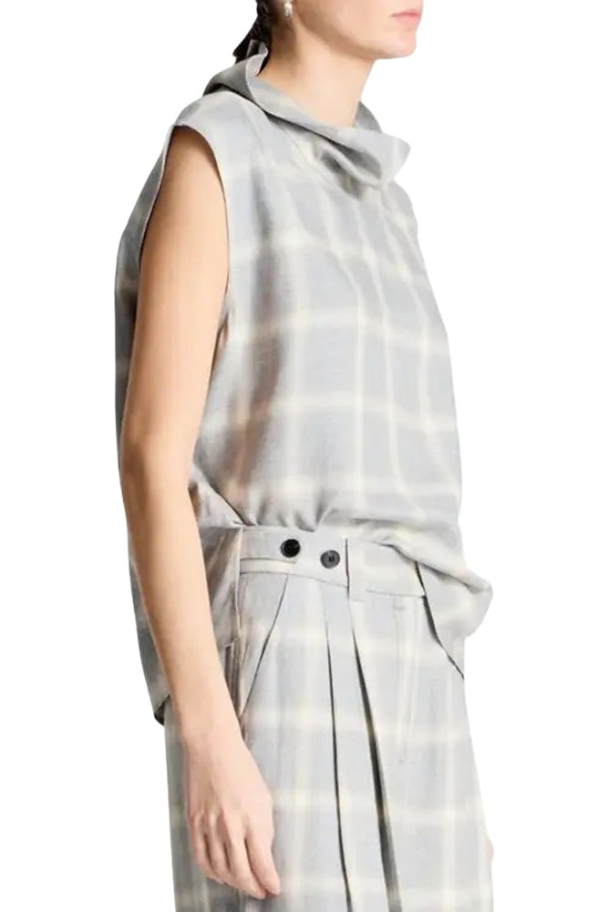 Saint Art Nyra Top in Grey-White