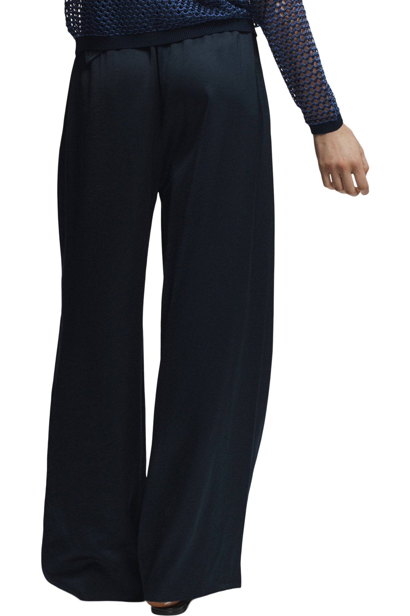 Saint Art Paige Pull on Pants in Navy