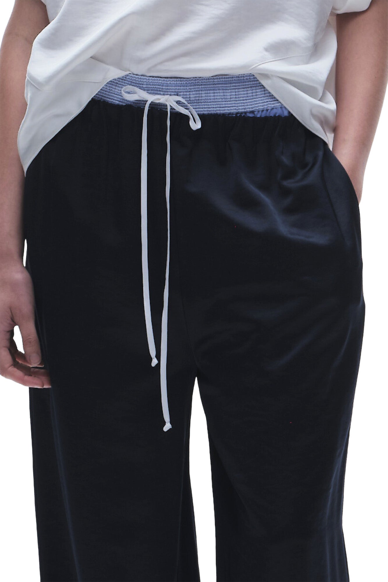 Saint Art Paige Pull on Pants in Navy