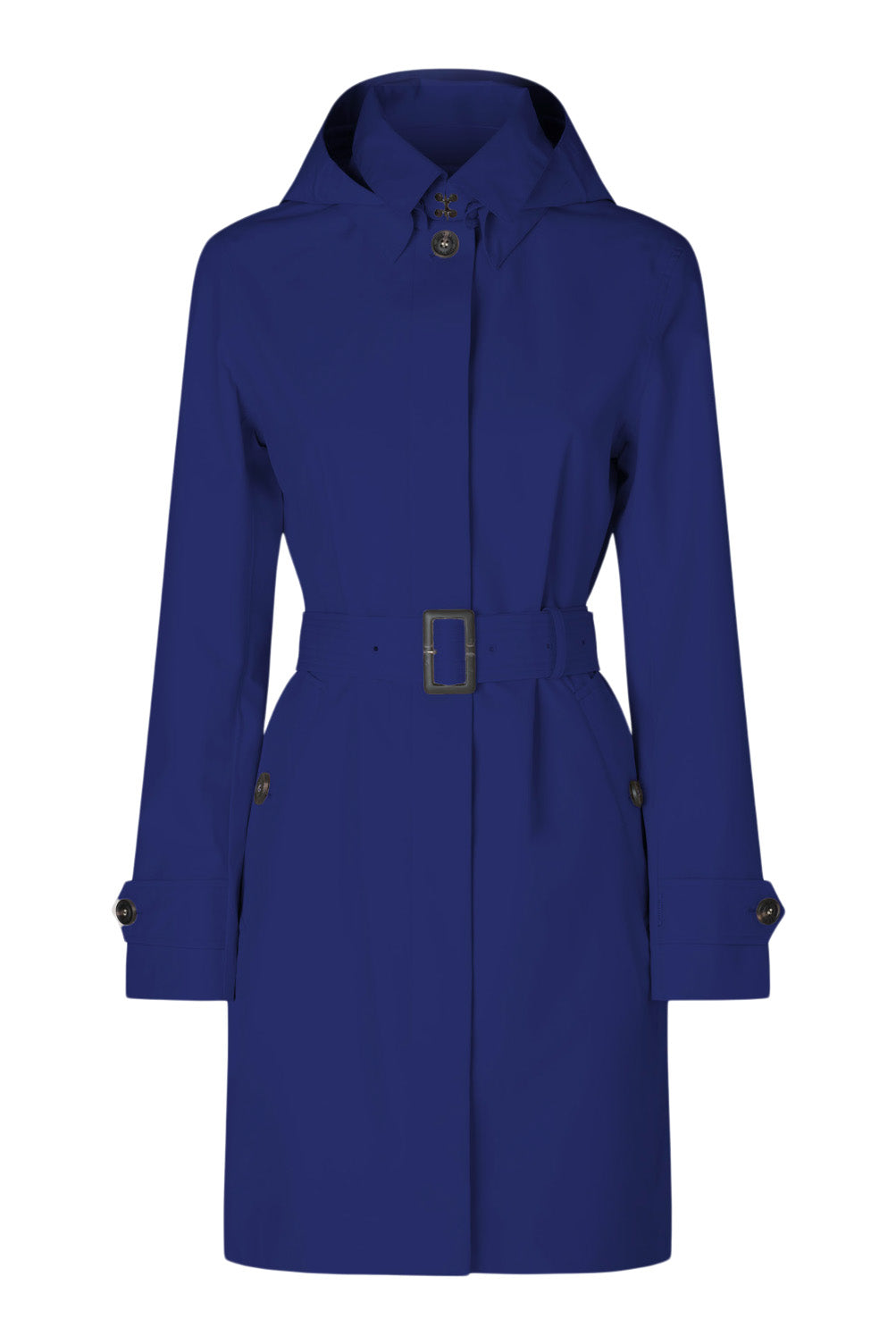 Save The Duck Jackie Trench Coat in Indigo